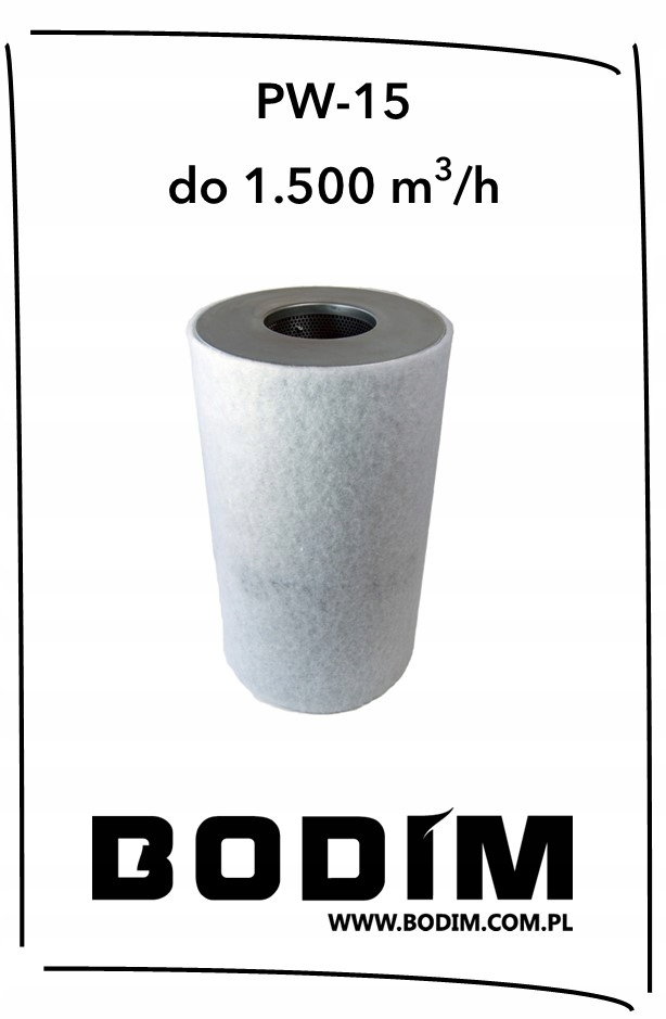 Uhlíkový filter PW-15 žumpa growbox do 1.500 m3/h
