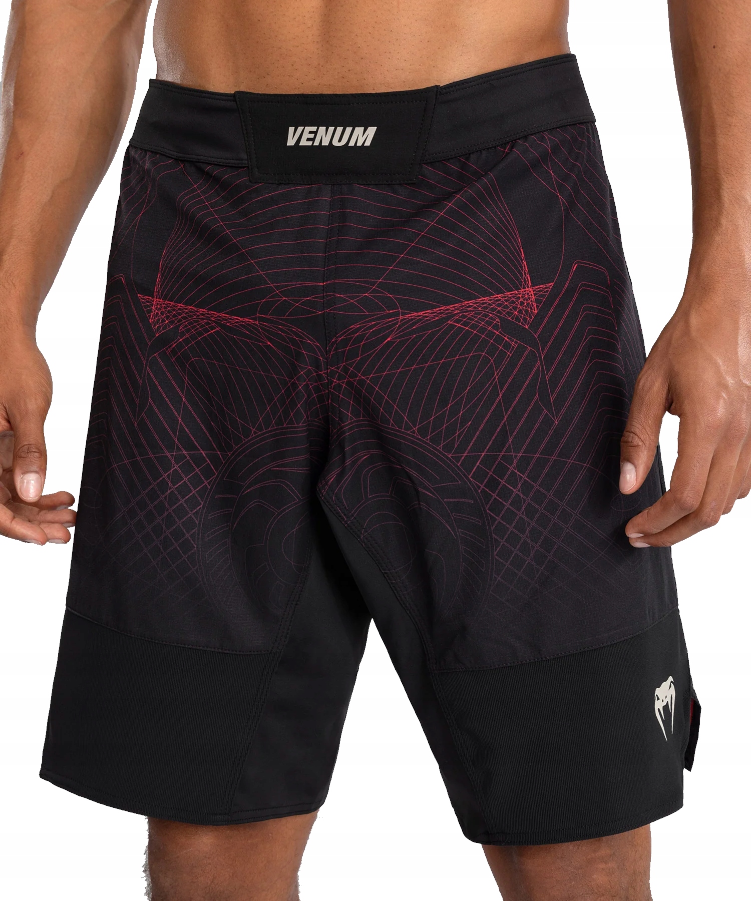 Venum Spodenki Mma Fightshorts G-Fit Deep Black/Fire Red XL