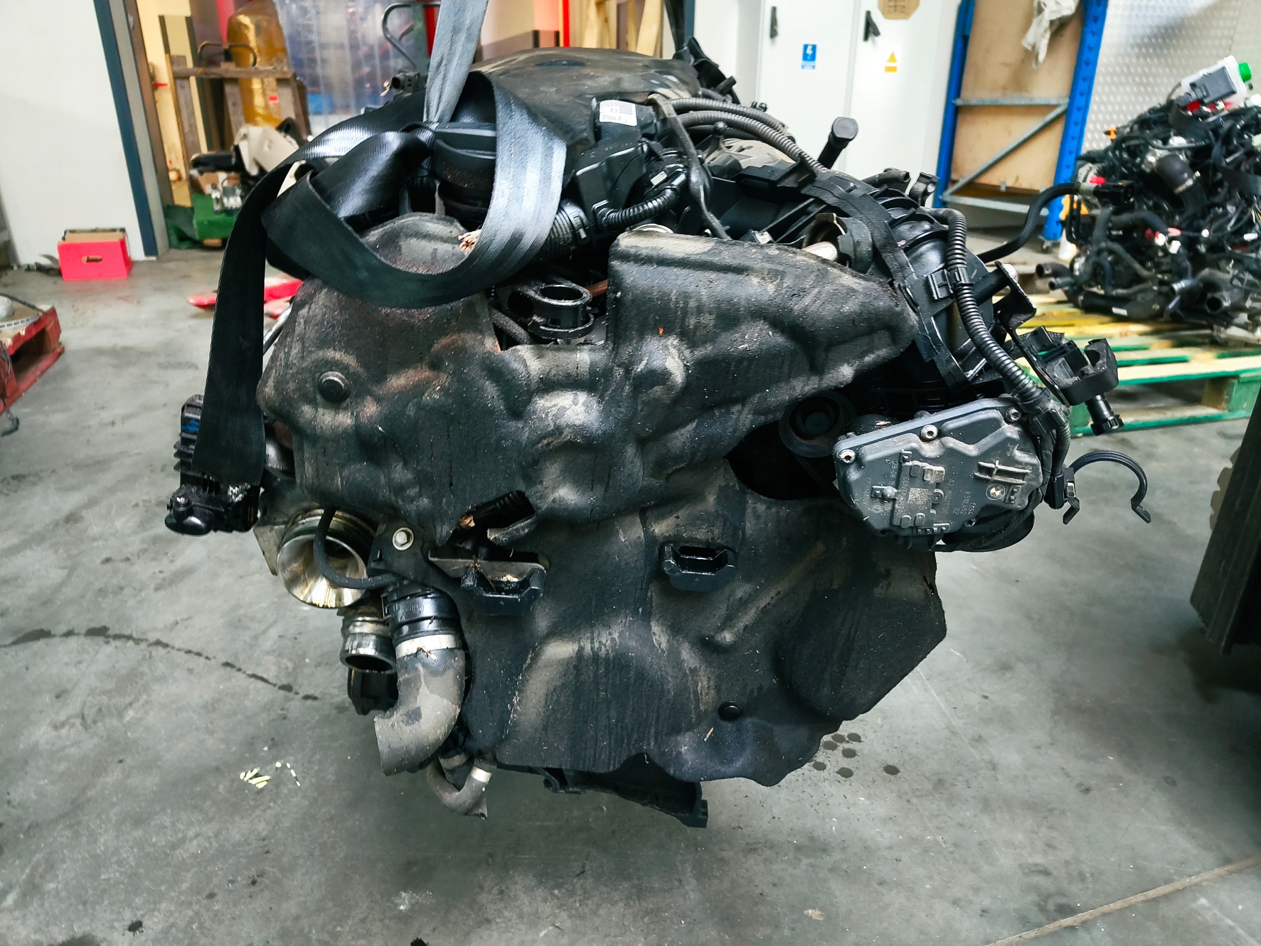 BMW 5 F10 F11 LCI complete engine DIESEL B47D20A