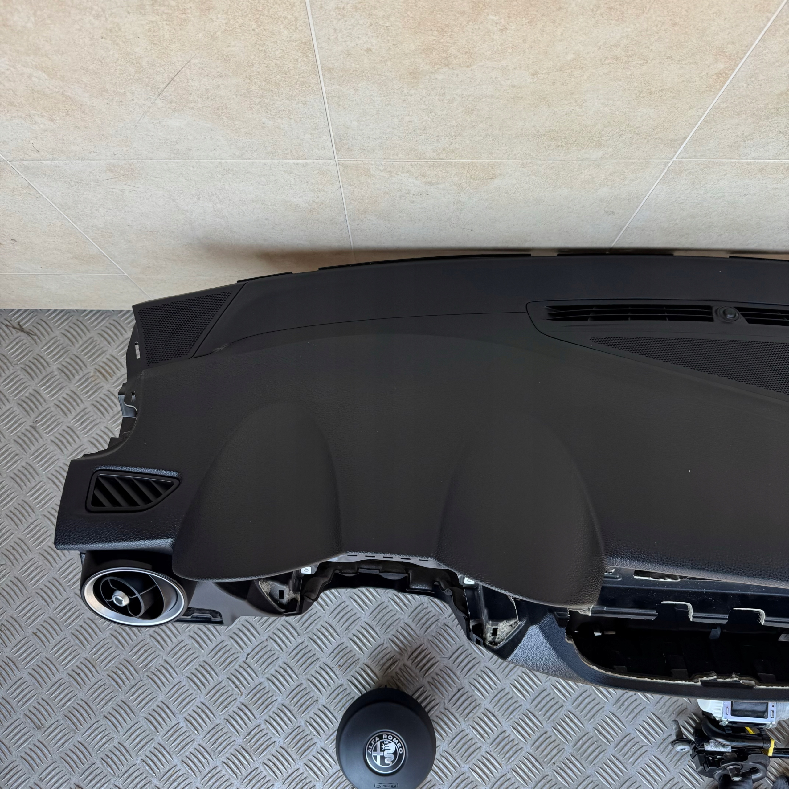 dashboard complete airbag console tension belts cockpit ALFA ROMEO STELVIO