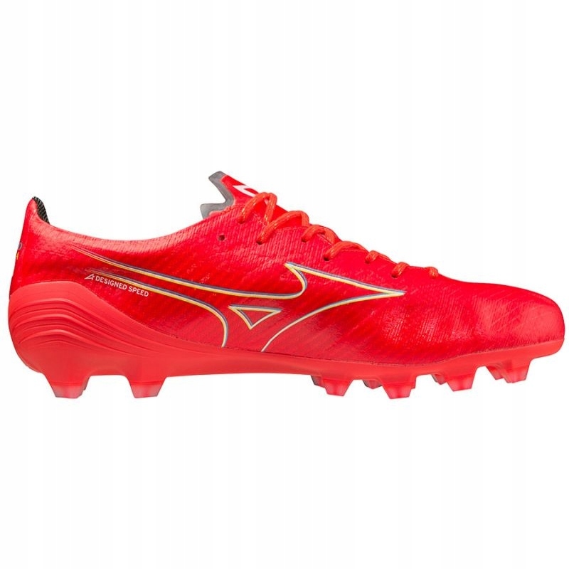 Czerwone Syntetyk Buty Sport Korki Mizuno r.44,5