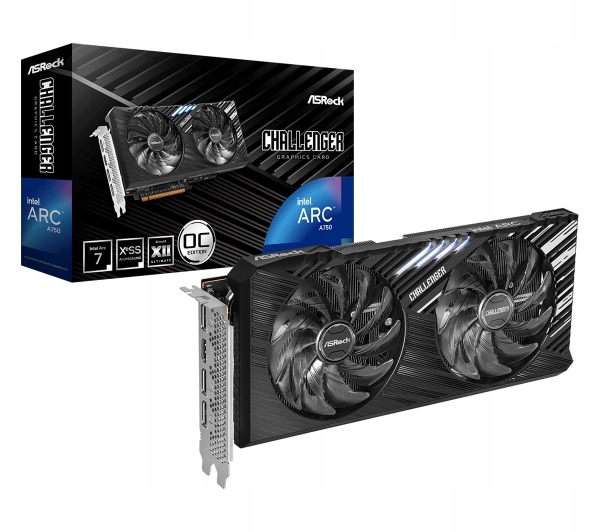 Karta graficzna ASrock Arc A750 Challenger Se Oc 8GB GDDR6 256bit