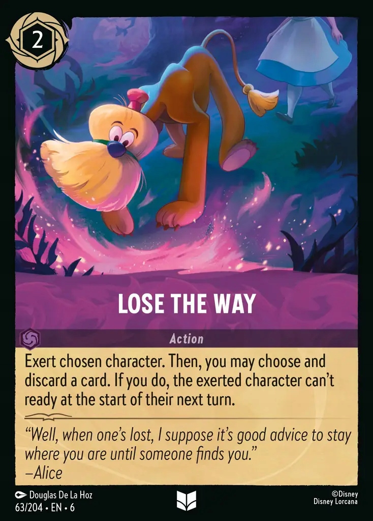 Disney Lorcana Lose The Way 6AZS #063