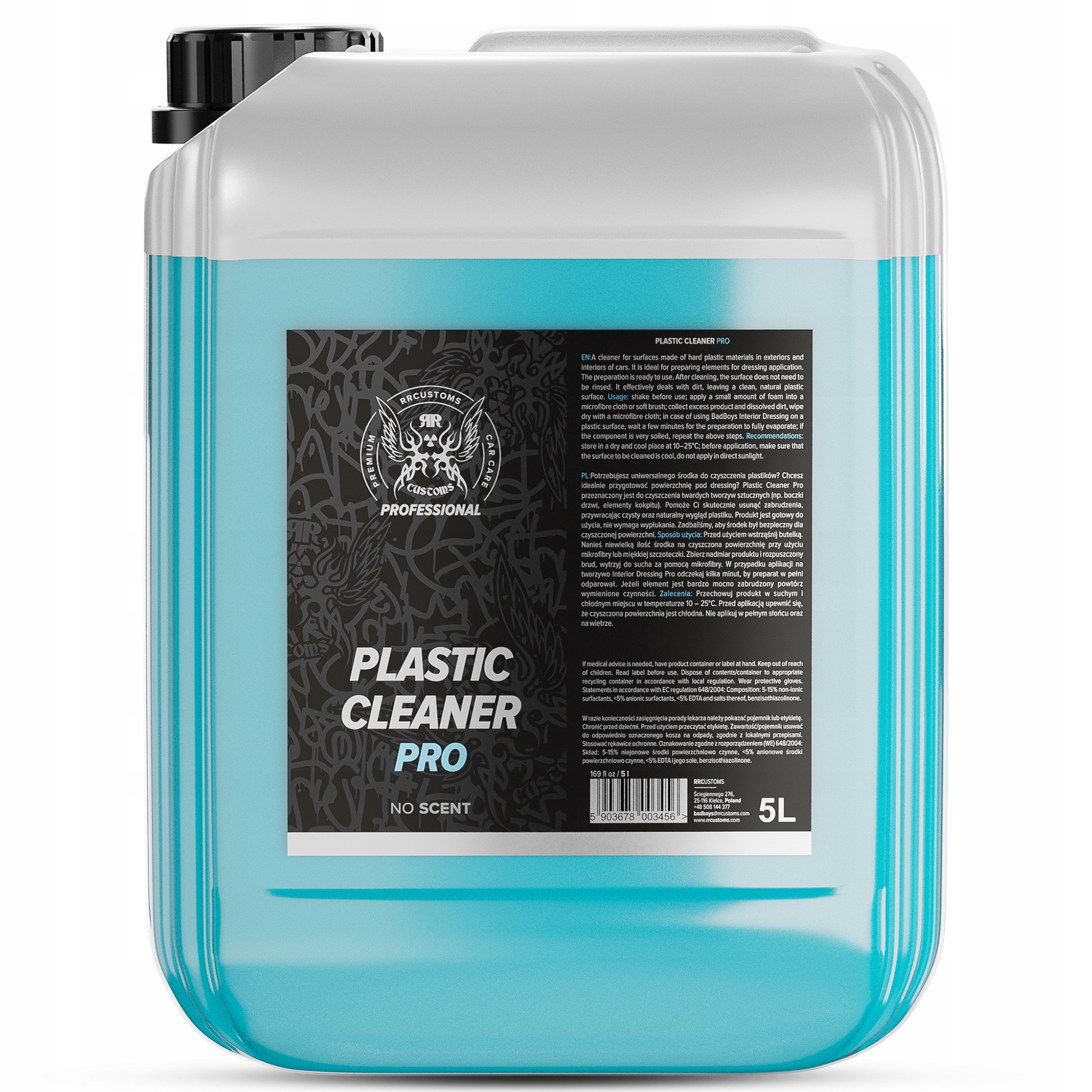 Rr Customs Professional Plastic Cleaner 5L Czyszczenie plastików kokpitu