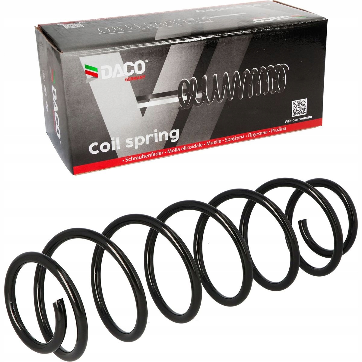 Sprezyna x2 zawieszenia TYL DACO Renault Laguna II Part number 813060