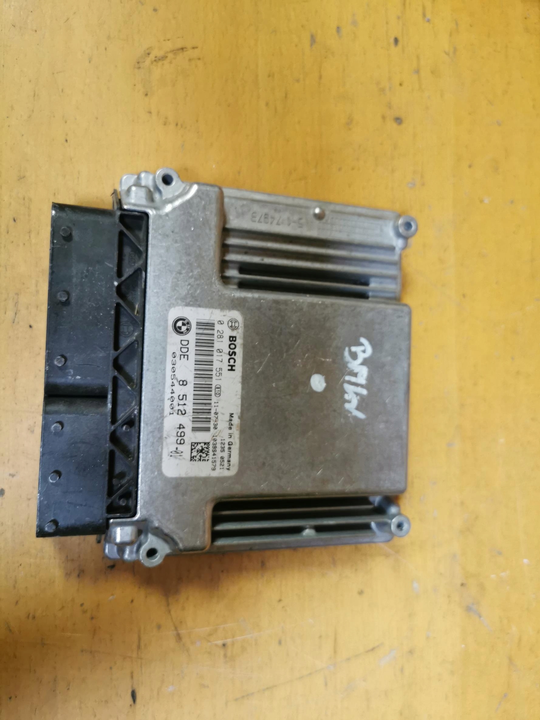 control unit computer of the engine BMW SERIA 1 E87 E81 2.0D 143KM 8512499