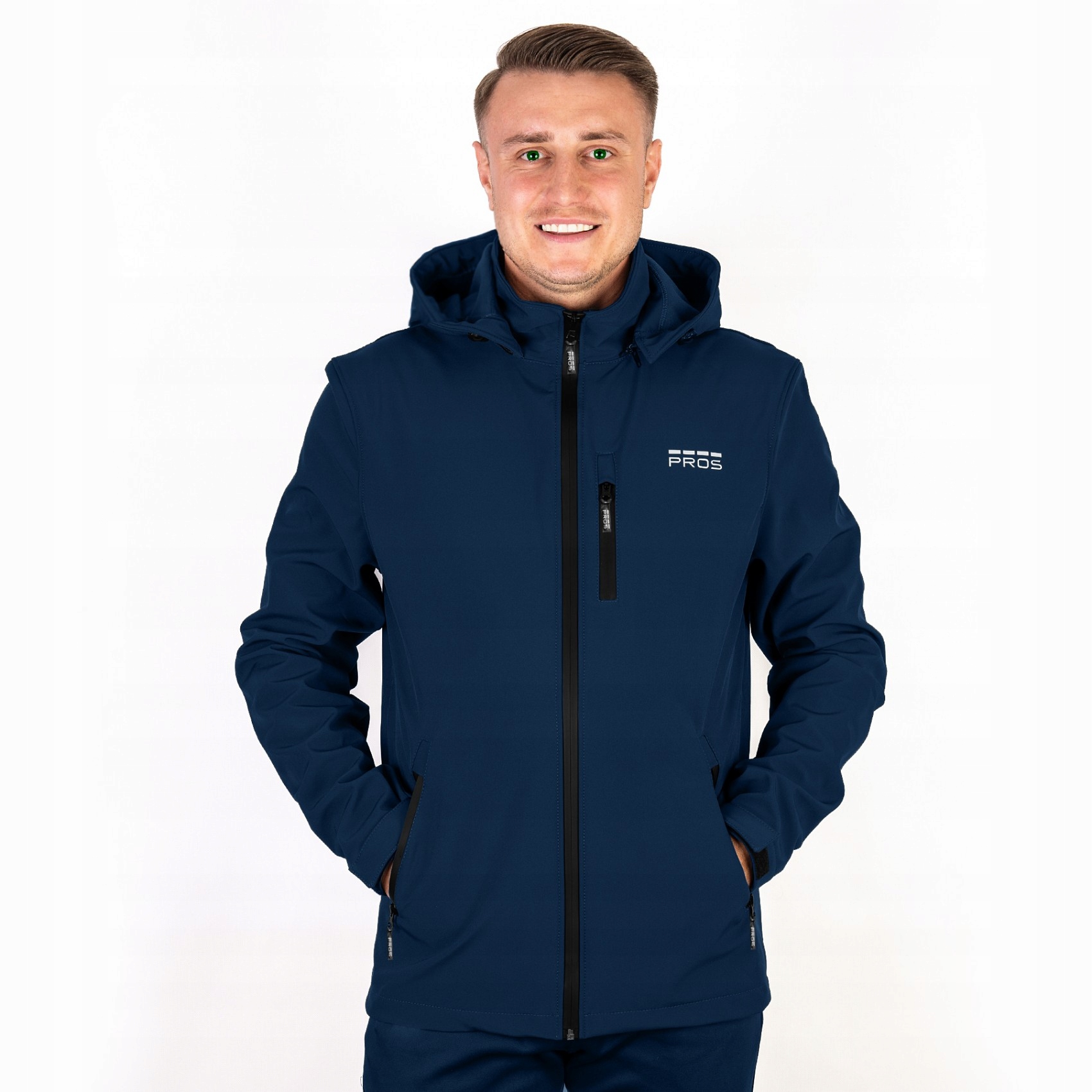 Pánská bunda s kapucí Módní podzimní bunda do deště Waterproof Dešťová