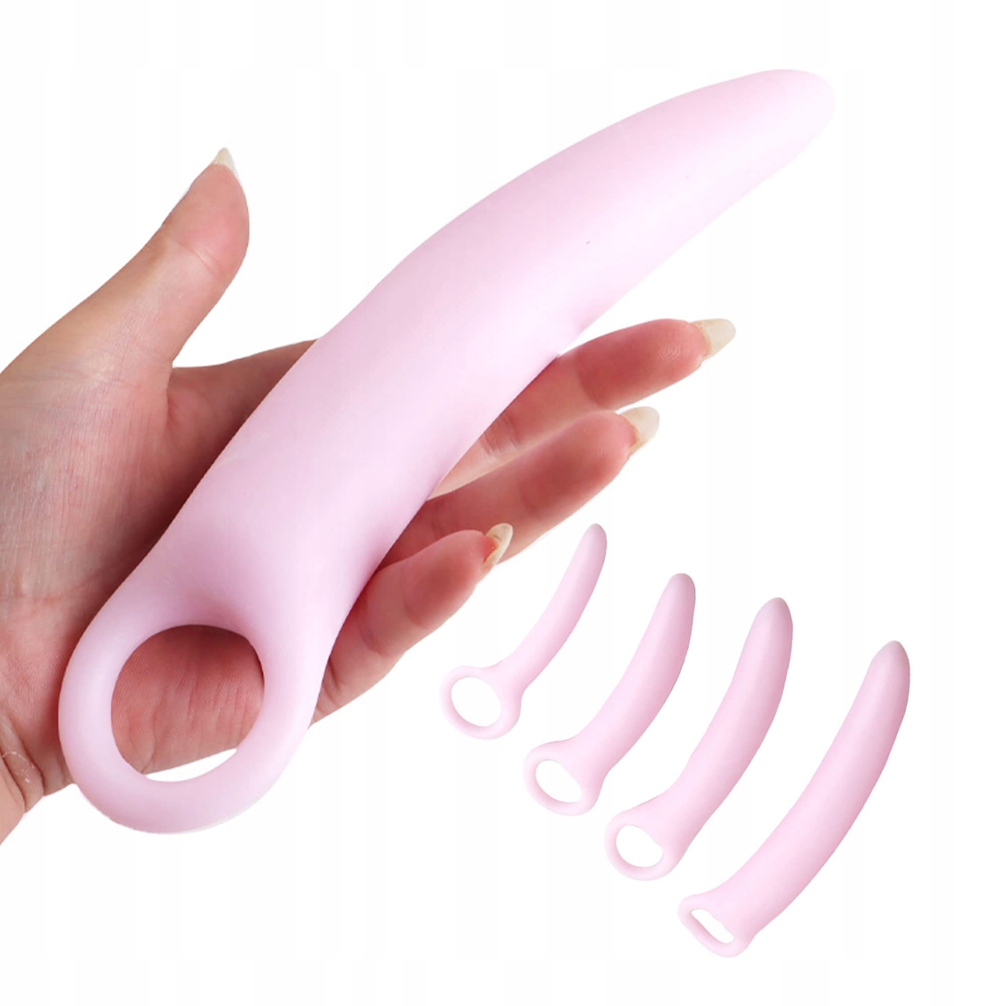 WEIMOB Zestaw Silikonowych Dilatorów Dla Kobiet Vaginismus i Masaż Anusa — miniatura 4