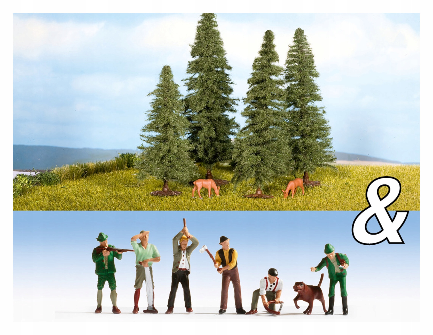 Noch 94007, "Myslivci, dřevorubci a jedle", H