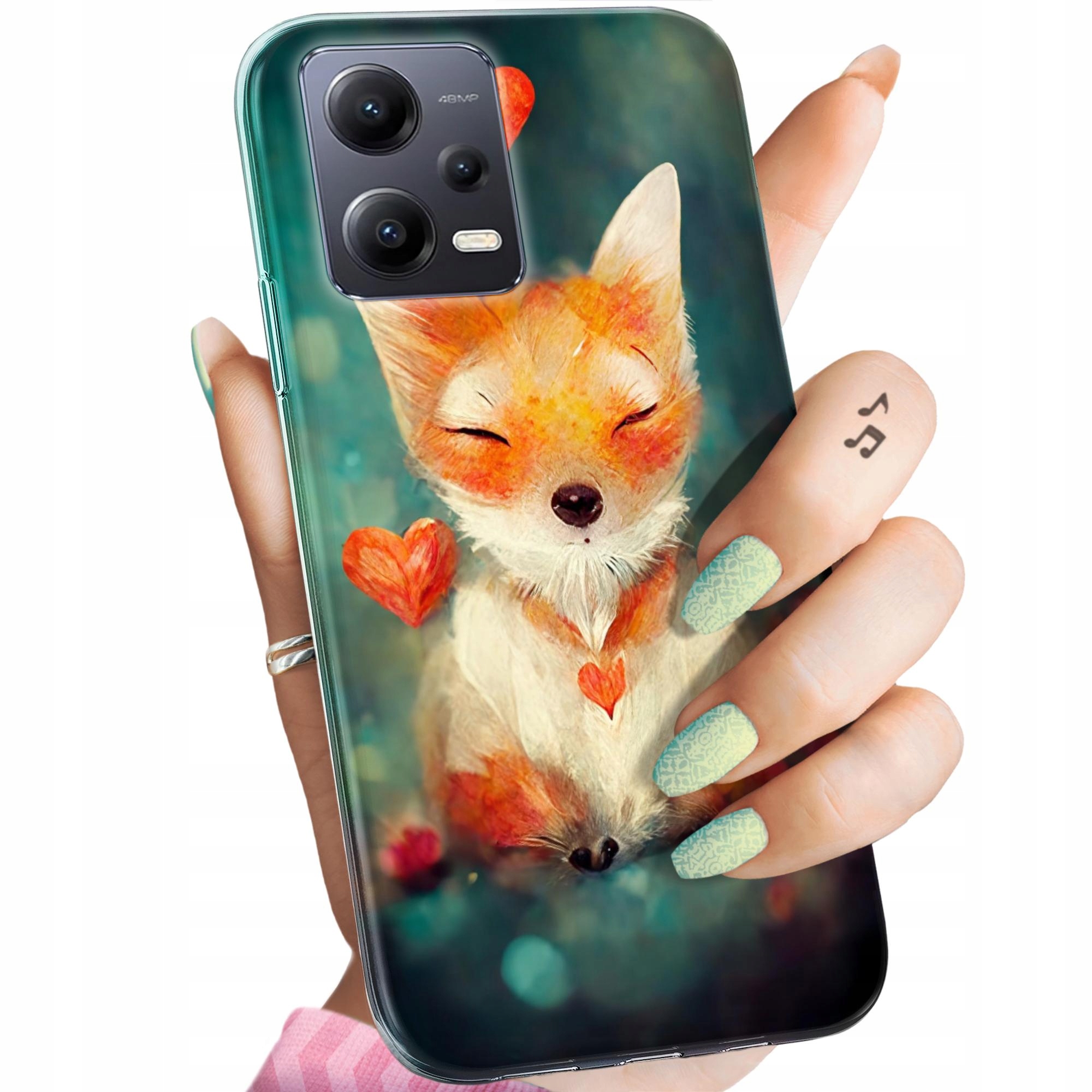 Etui Do Redmi Note 12 5G Poco X5 Liski Lisy Fox Obudowa Pokrowiec