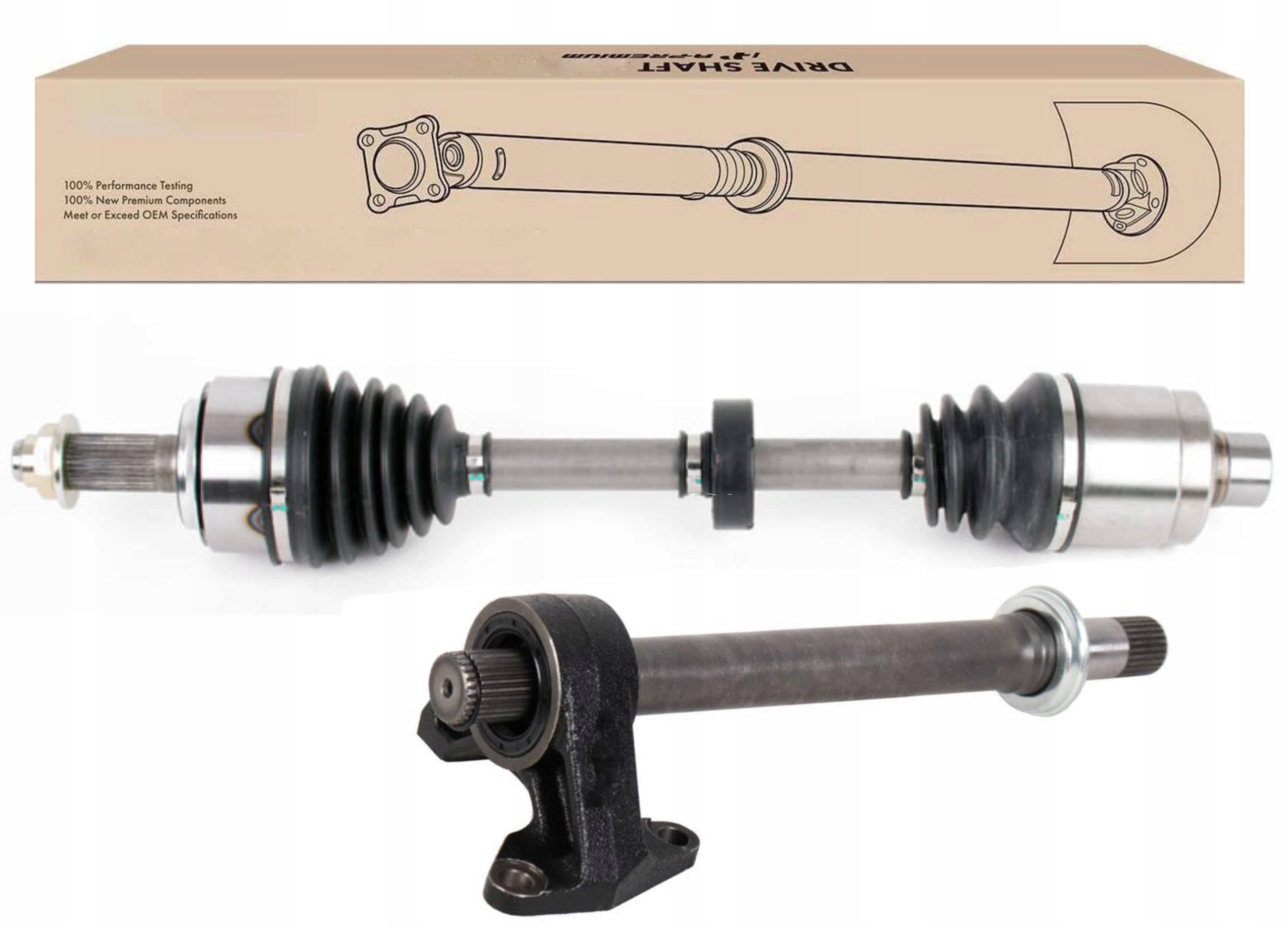 PÓŁOŚ PRAWA + WAŁEK PÓŁOSI HONDA ACCORD CU 2.0 i 156KM MANUAL 6-biegów