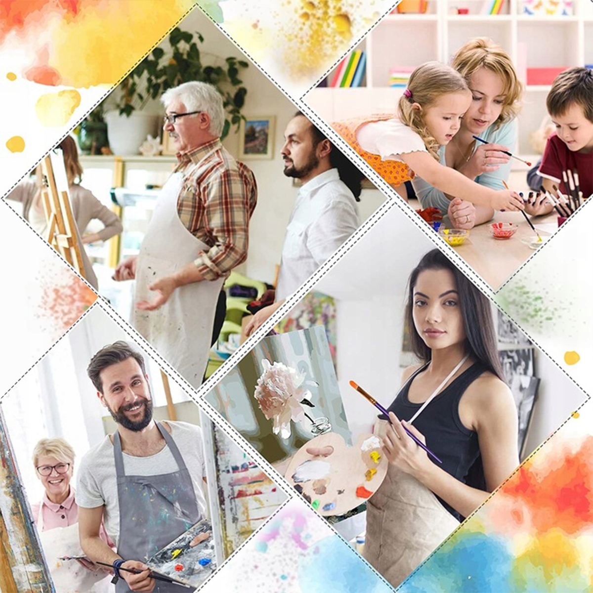 Obraz MALOWANIE PO NUMERACH ZE ZDJĘCIA RAMA DZIECI KOT NA PREZENT 40x50cm Temat zwierzęta