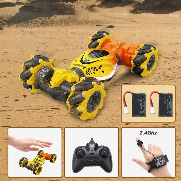 SAMOCHÓD STEROWANY RĘKĄ GESTAMI PILOT AUTO 4×4 Wiek dziecka 5 lat +