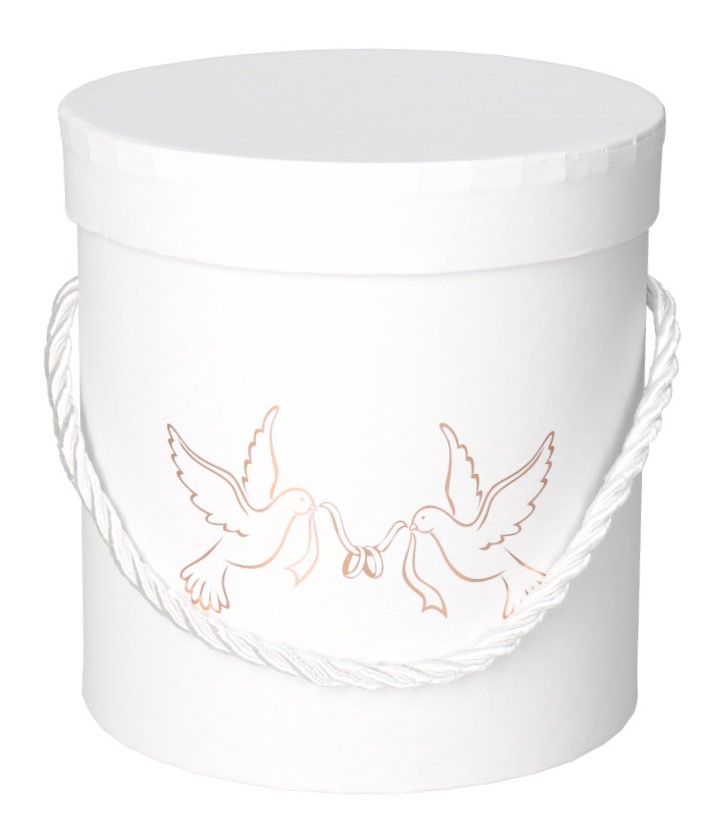 FLOWER BOX PUDEŁKO NA KWIATY PREZENT ŚLUB