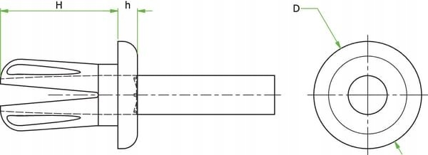 Nit wtykany 4 × 7,9mm Stan opakowania oryginalne