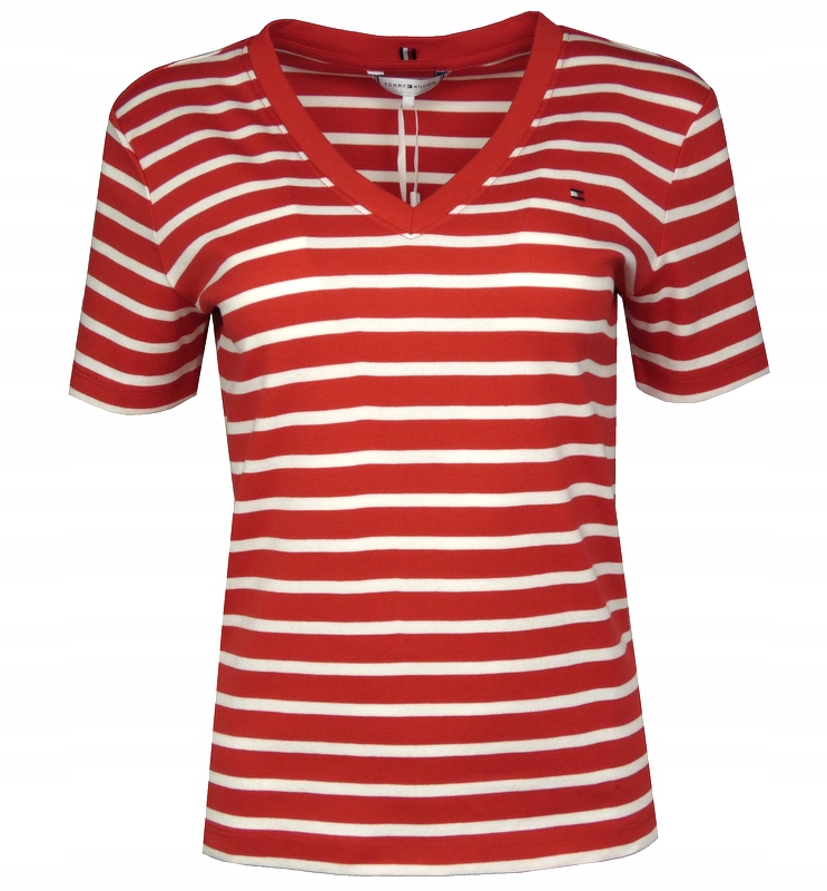 Tommy Hilfiger dámské tričko, Slim, pruhy, M