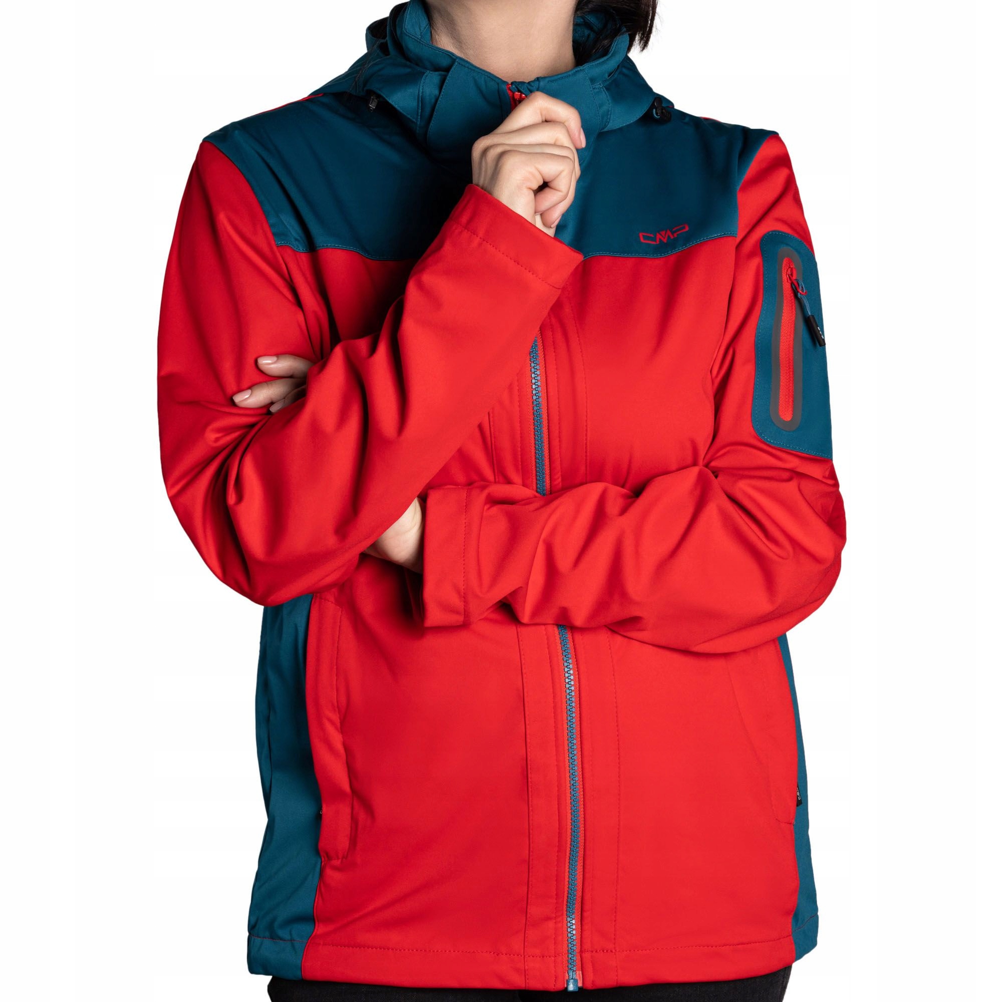 Kurtka softshell męska Cmp pomarańczowa