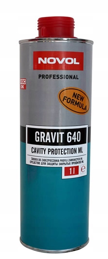 NOVOL GRAVIT 640 ŚRODEK DO PROFILI ZAMKNIĘTYCH Producent Novol