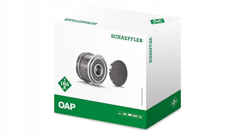 INA 535 0343 10 Alternator - sprzęgło jednokierunkowe
