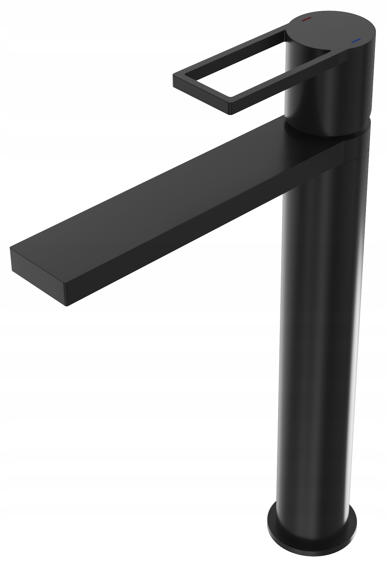 Umývadlová Batéria Arma Čierna Vysoká Kúpeľňová Mosadzná Stojanková Kohútiková