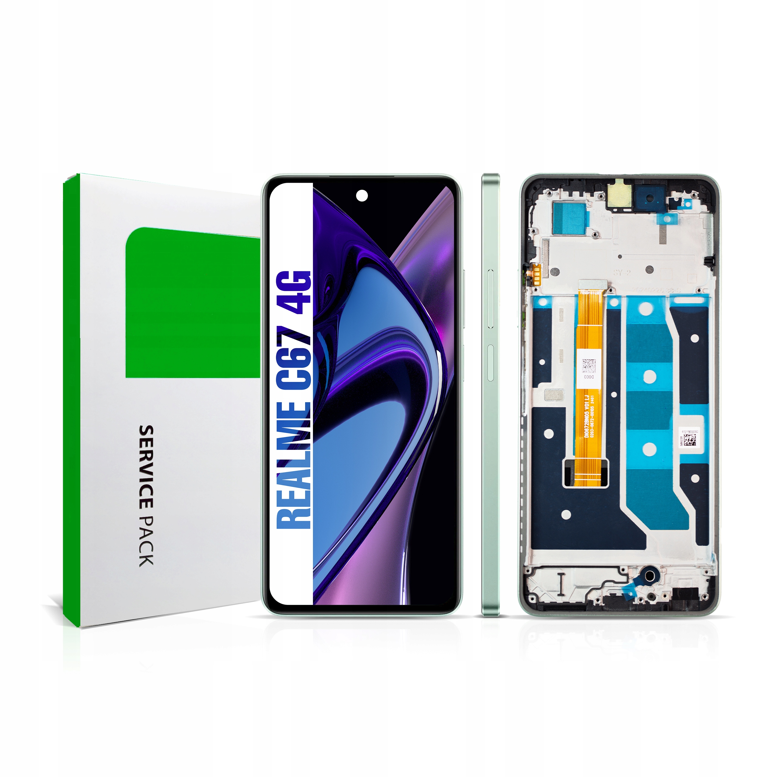 Displej s rámečkem pro Realme C67 4G Originál Zila LCD panel Sunny Oasis