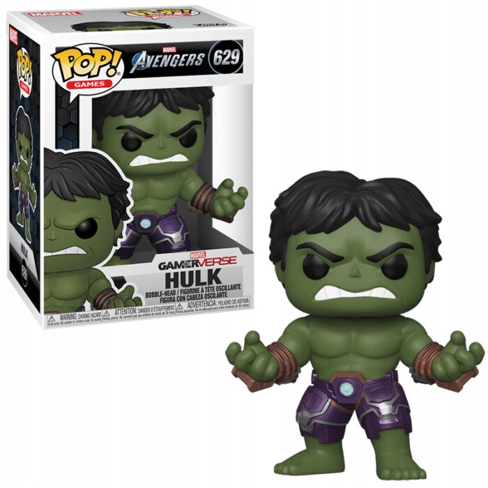 

Funko Pop Marvel: Avengers Game: Hulk