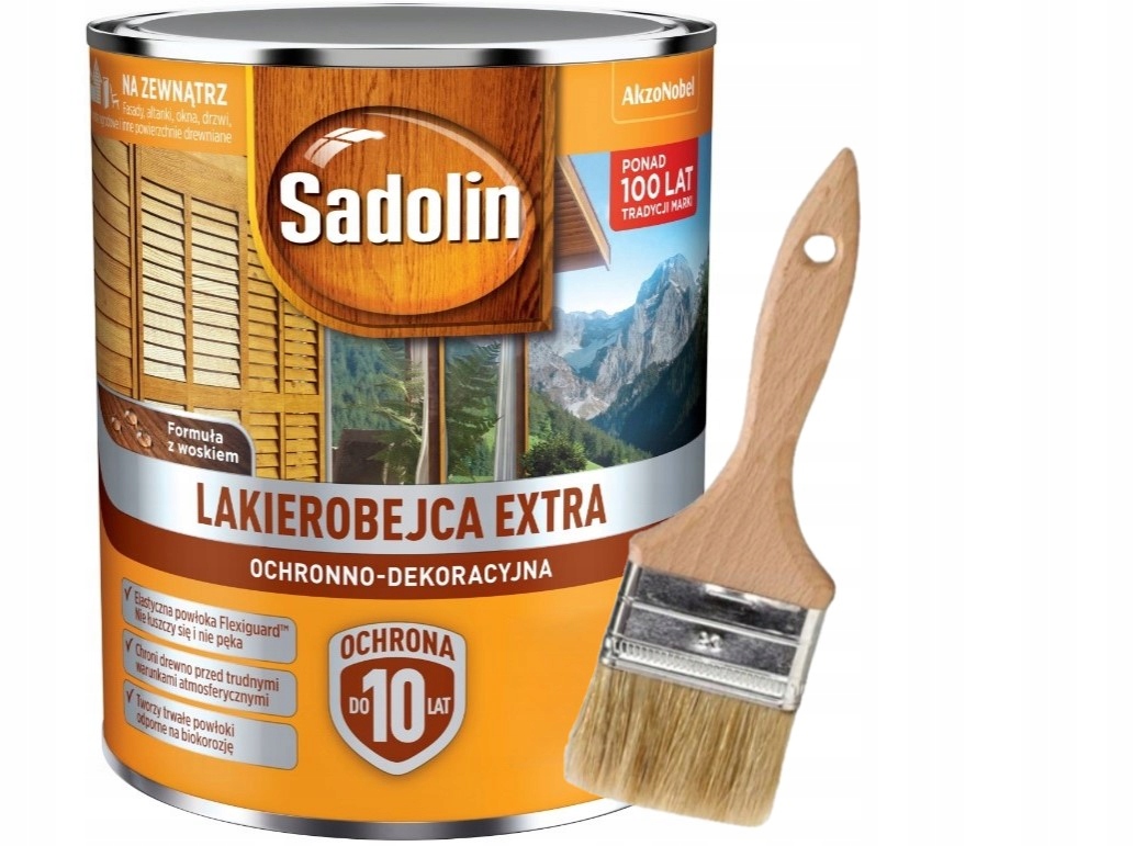 

Sadolin Extra Lakierobejca 5L Pędzel 50MM