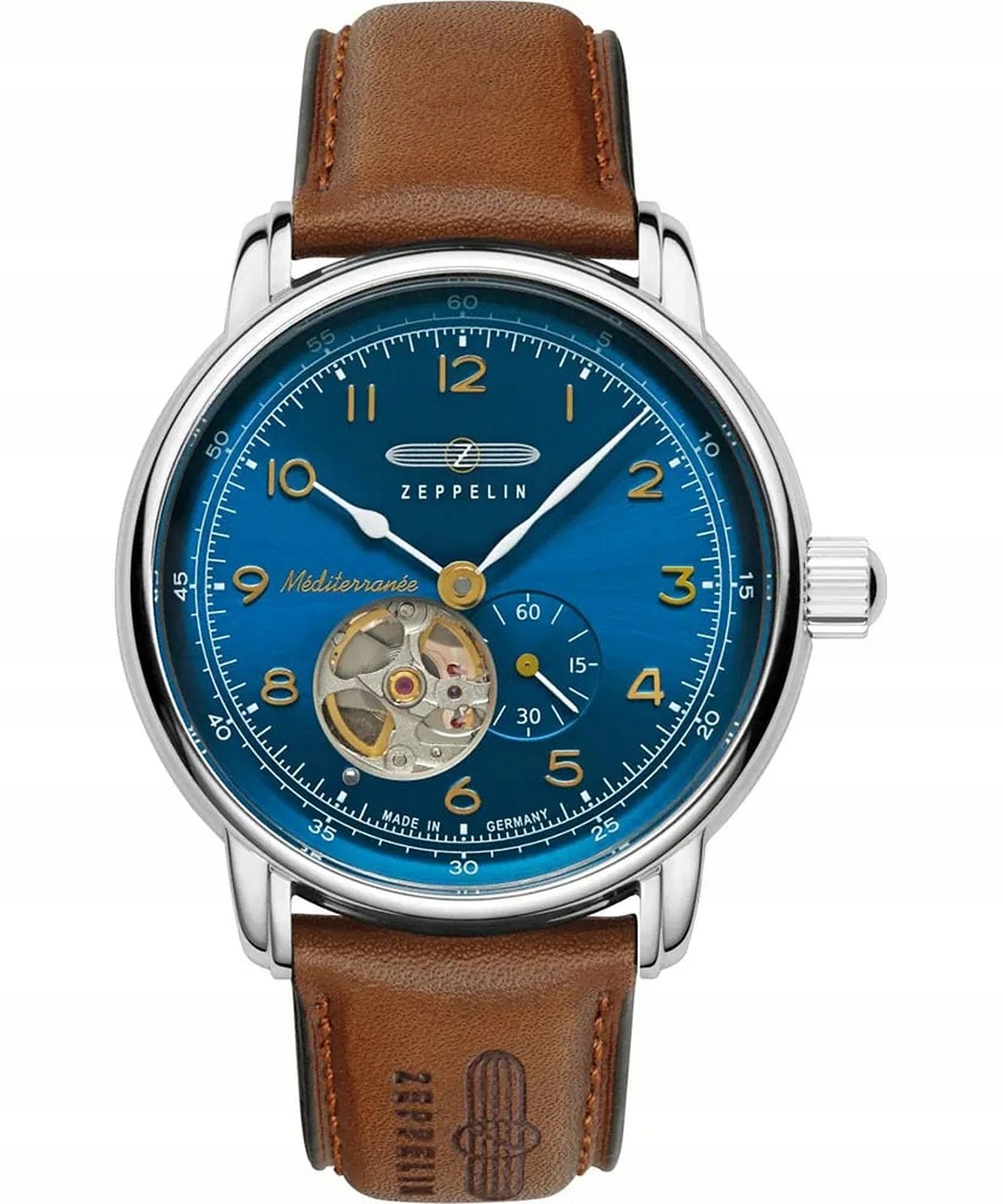 Pánské hodinky Zeppelin Méditerranée Open Heart Automatic