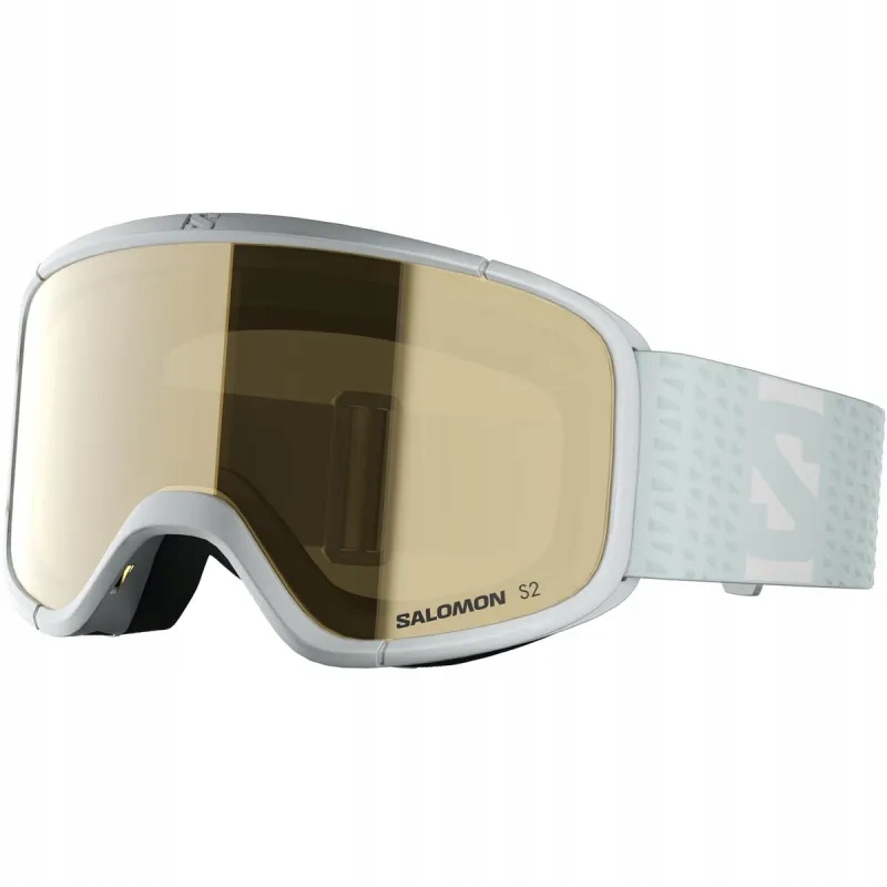 Gogle Narciarskie Salomon Aksium 2.0 S Ice Flow Gold S2 479099
