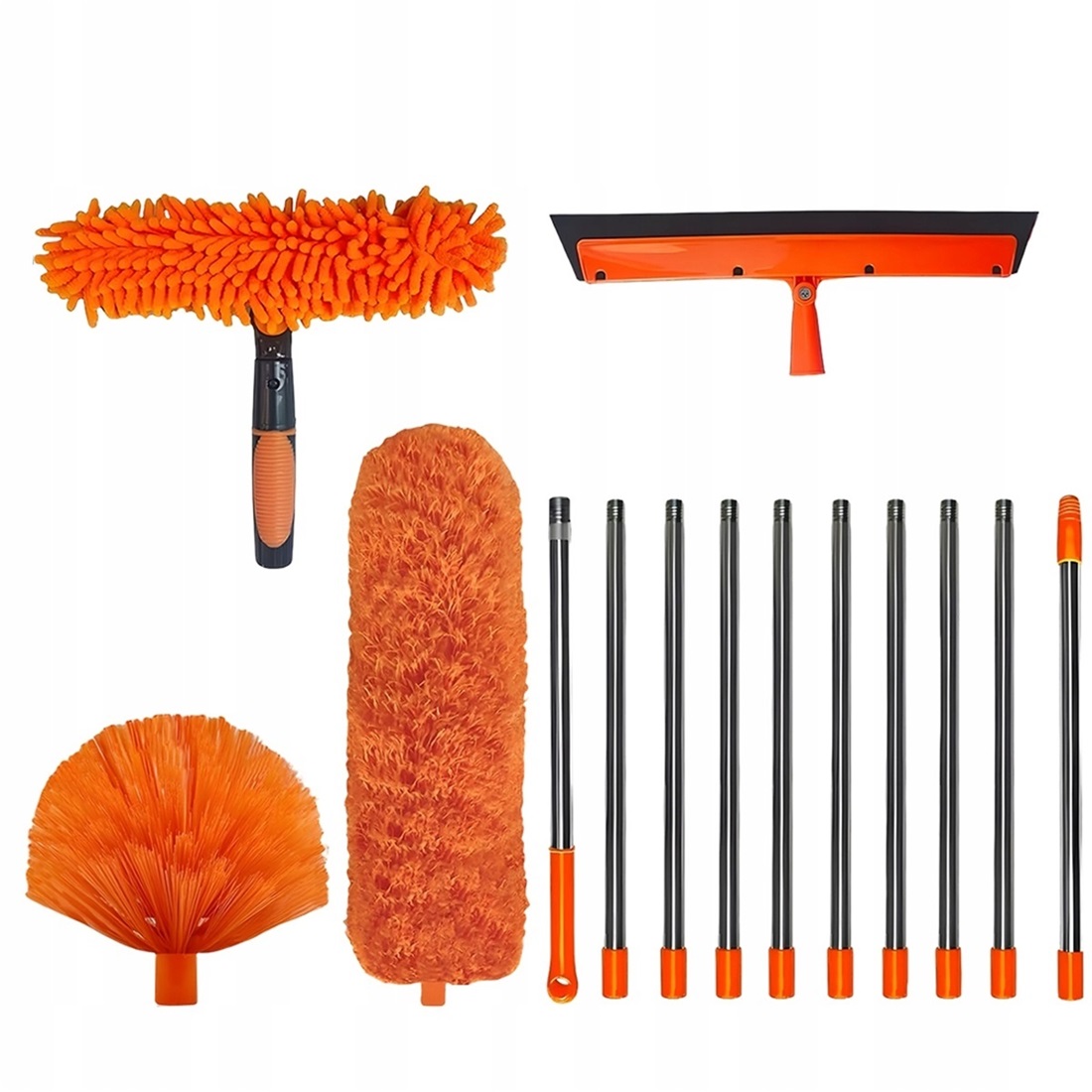 Miotła Teleskopowa Z Uniwersalnym Połączeniem Do Różnych Powierzchni