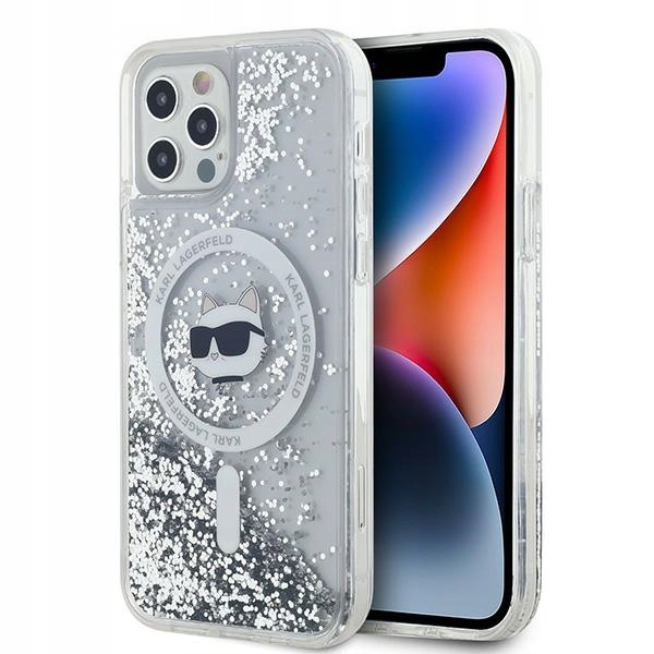 pouzdro Karl Lagerfeld Liquid Magsafe s tekutým kryt pro iPhone 12 12 Pro