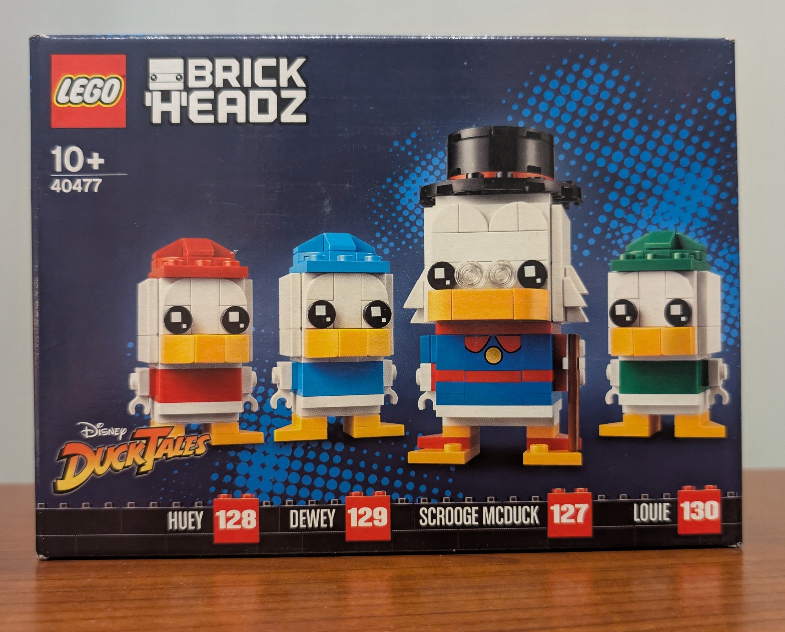 Lego 40477 BrickHeadz Sknerus McKwacz, Hyzio, Dyzio a Zyzio Nový