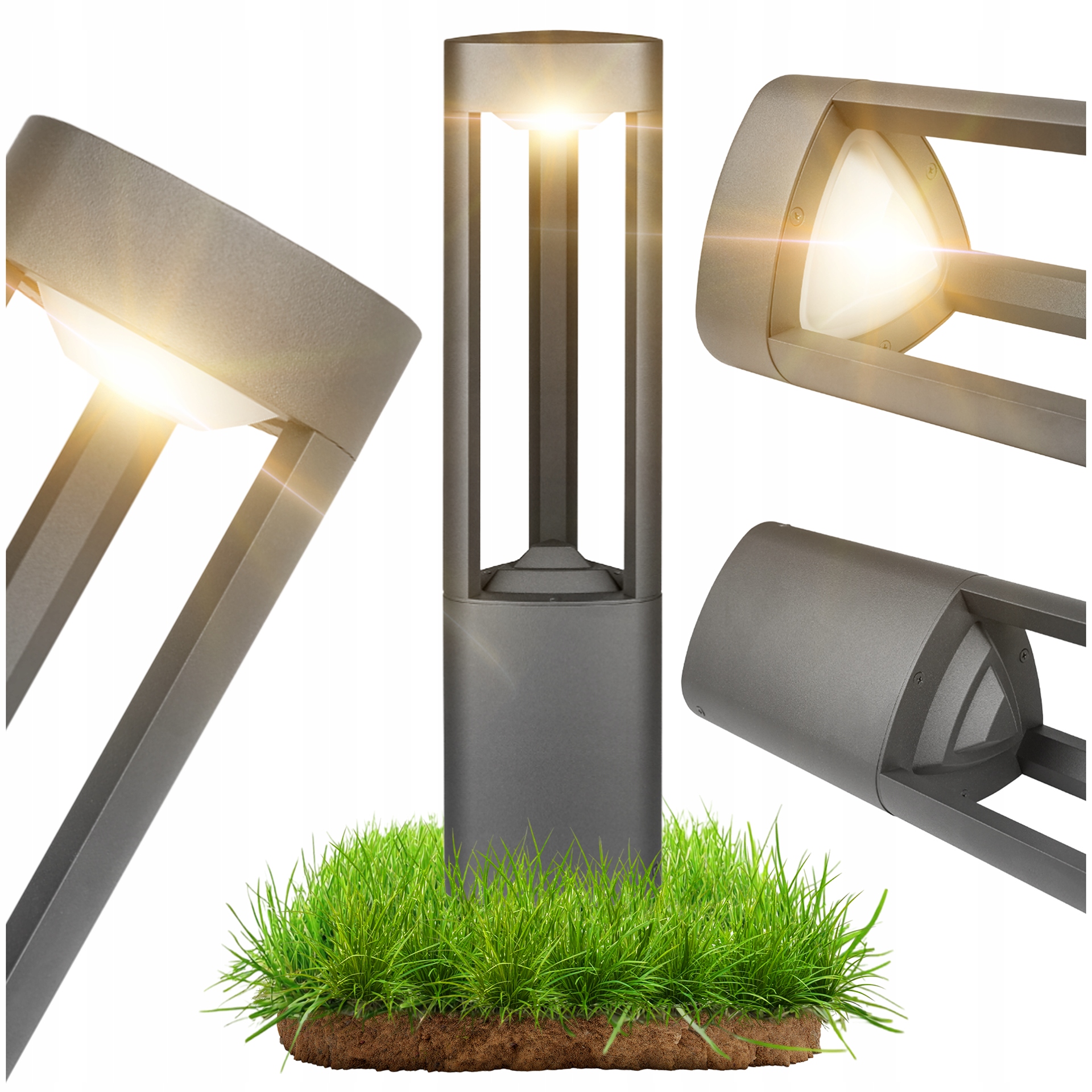 Led lampa Zahradní stojící 50 cm venkovní stojanový sloupek GX53 Led IP44