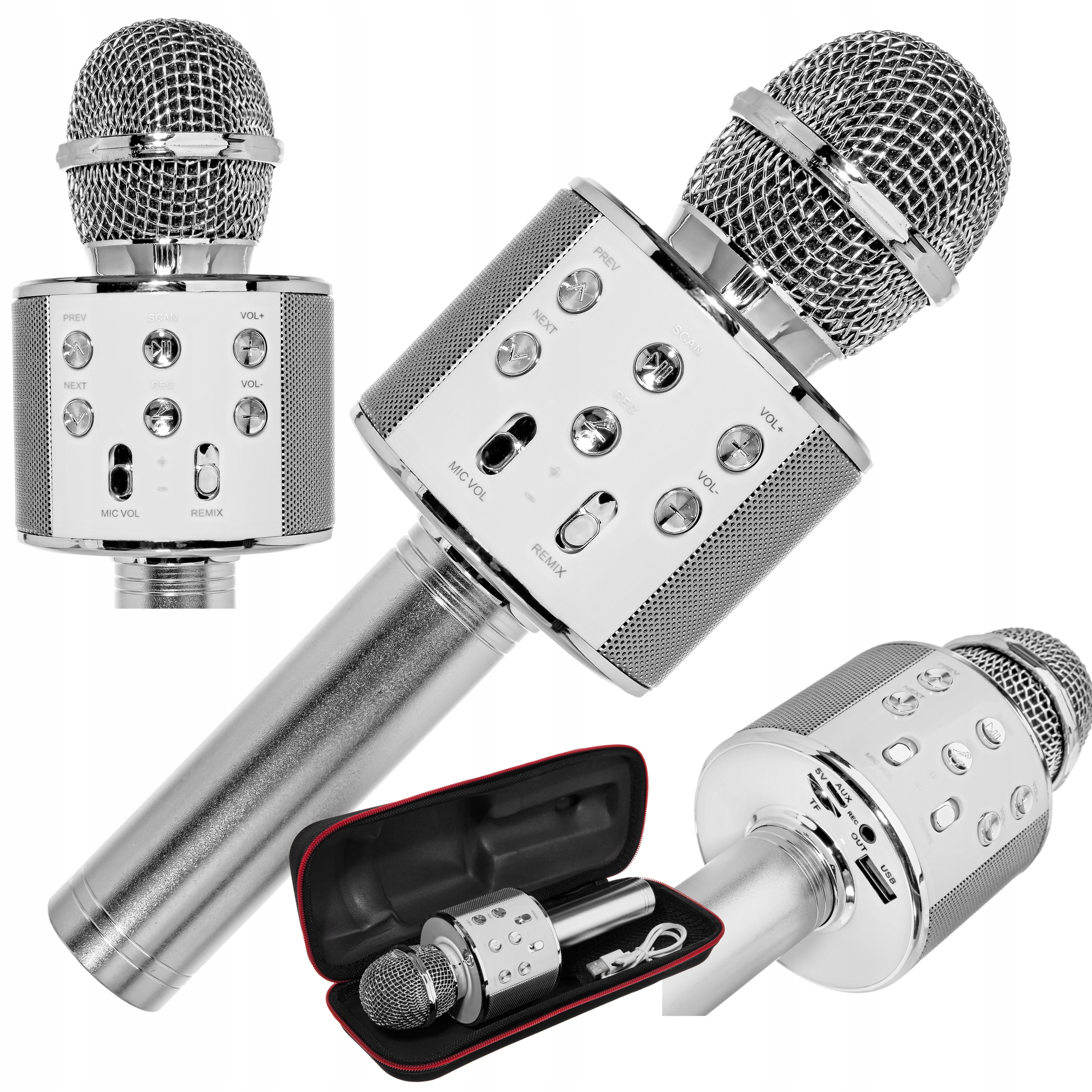 

Bezprzewodowy Mikrofon Śpiew Karaoke Bluetooth
