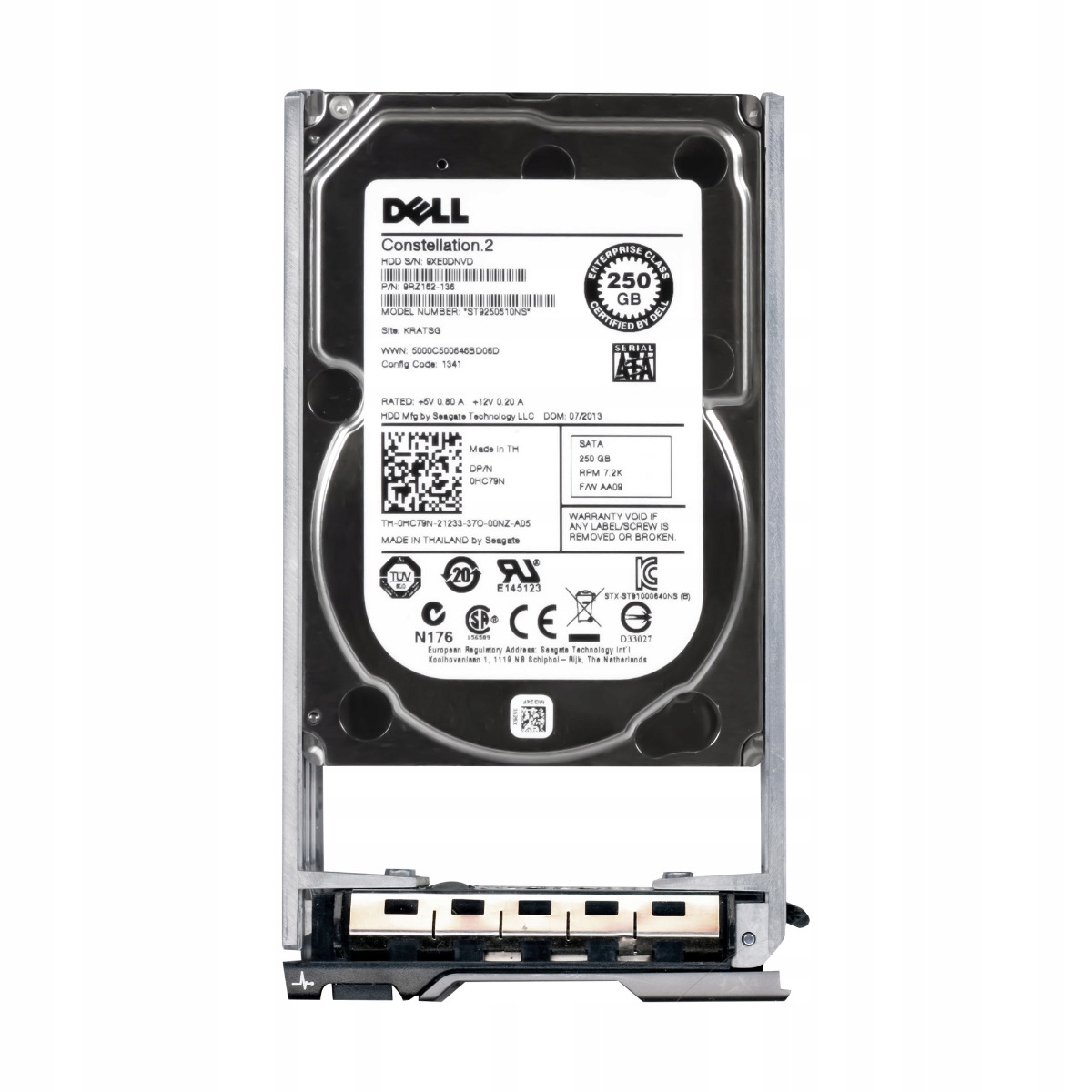 Dell 0HC79N 250GB 7.2K 64MB Sata III 2.5'' ST9250610NS