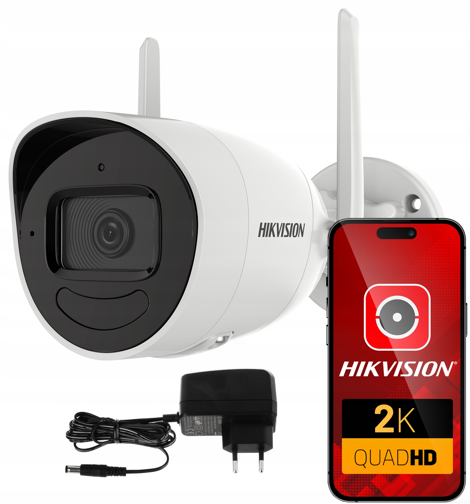 Vonkajšia kamera Wifi DS-2CV2041G2-IDW Hikvision 4MPx Mikrofón Ir reproduktor