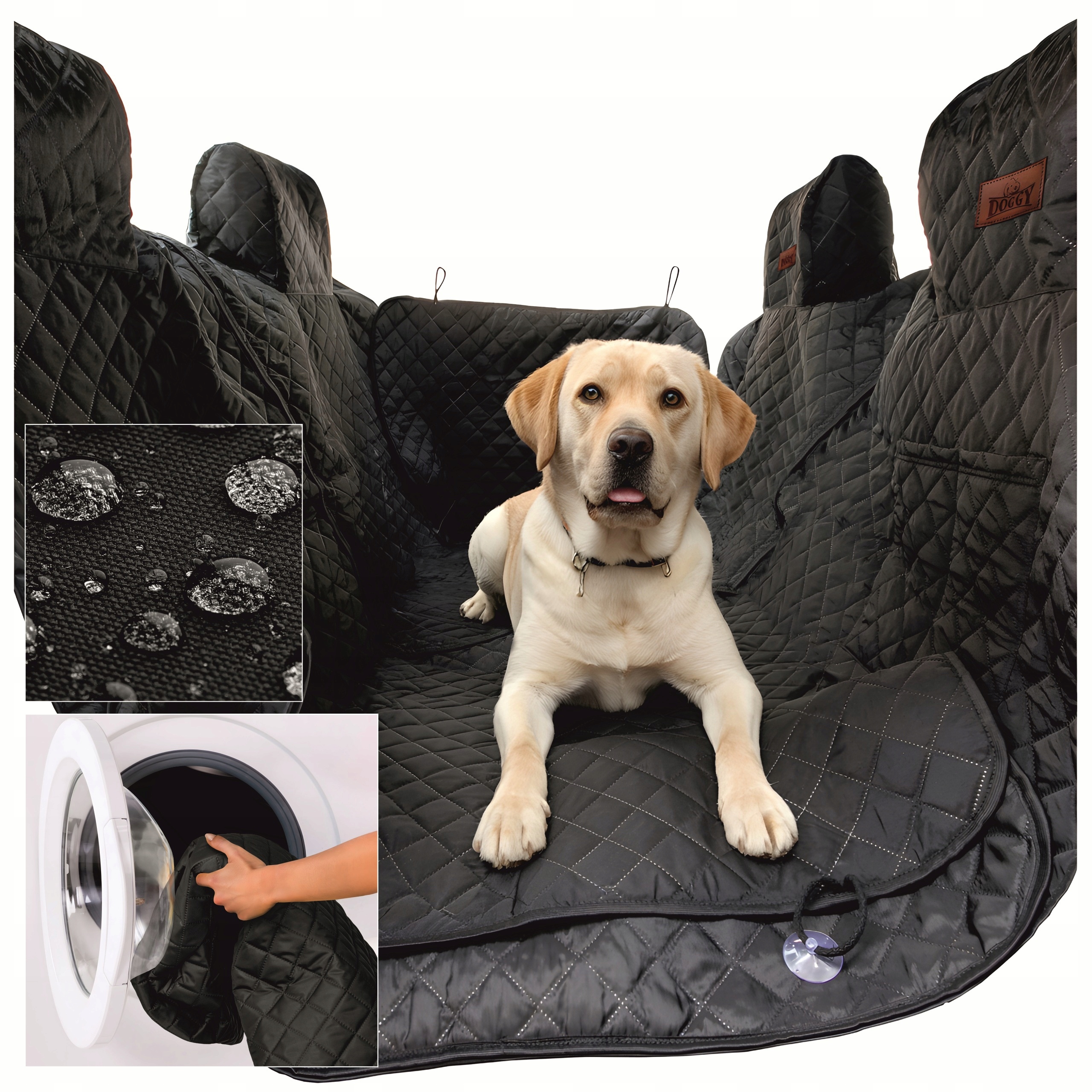 Potah na sedadlo do auta pro psa zadní a přední 160 cm Fullset