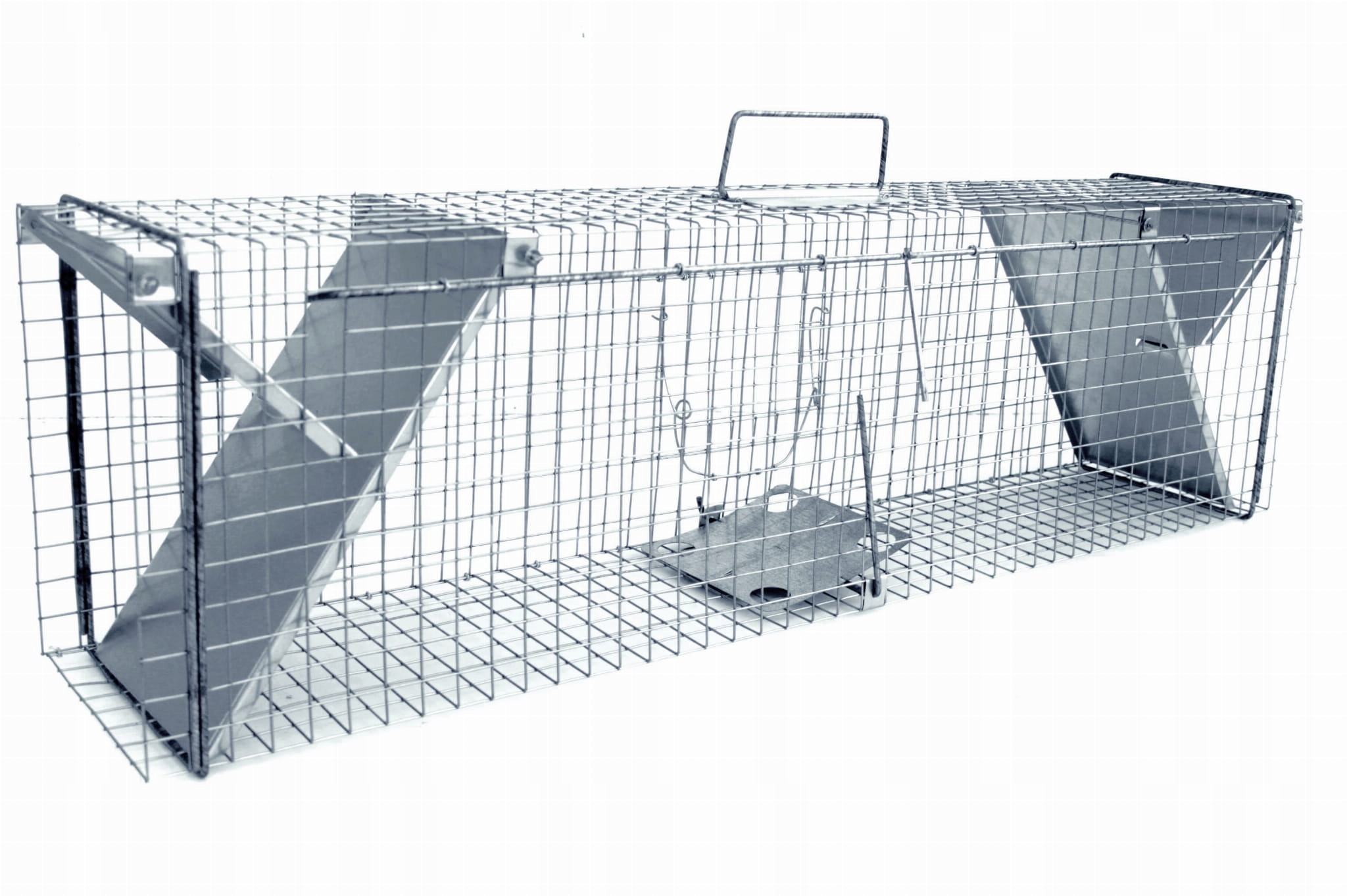 Pułapka Dwuwejściowa Na Lisy, Kuny, Wydry, Bobry, Psy, Koty 112x21x31 CM
