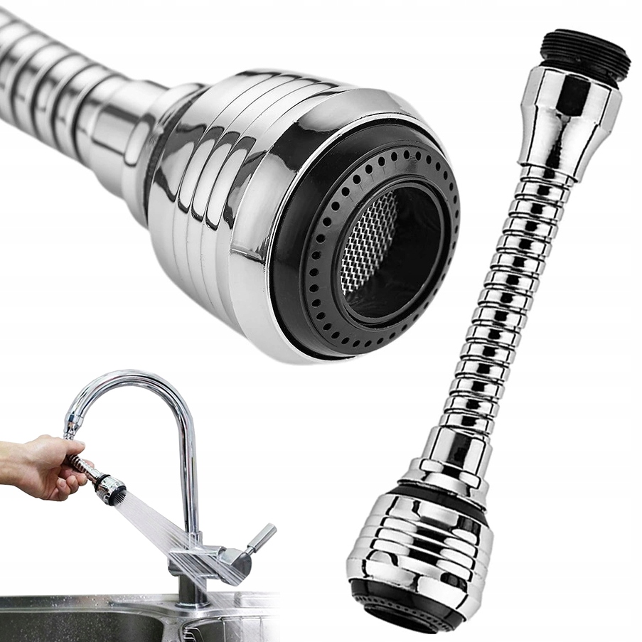 

Przedłużka Do Kranu Baterii Perlator Wylewka Chrom