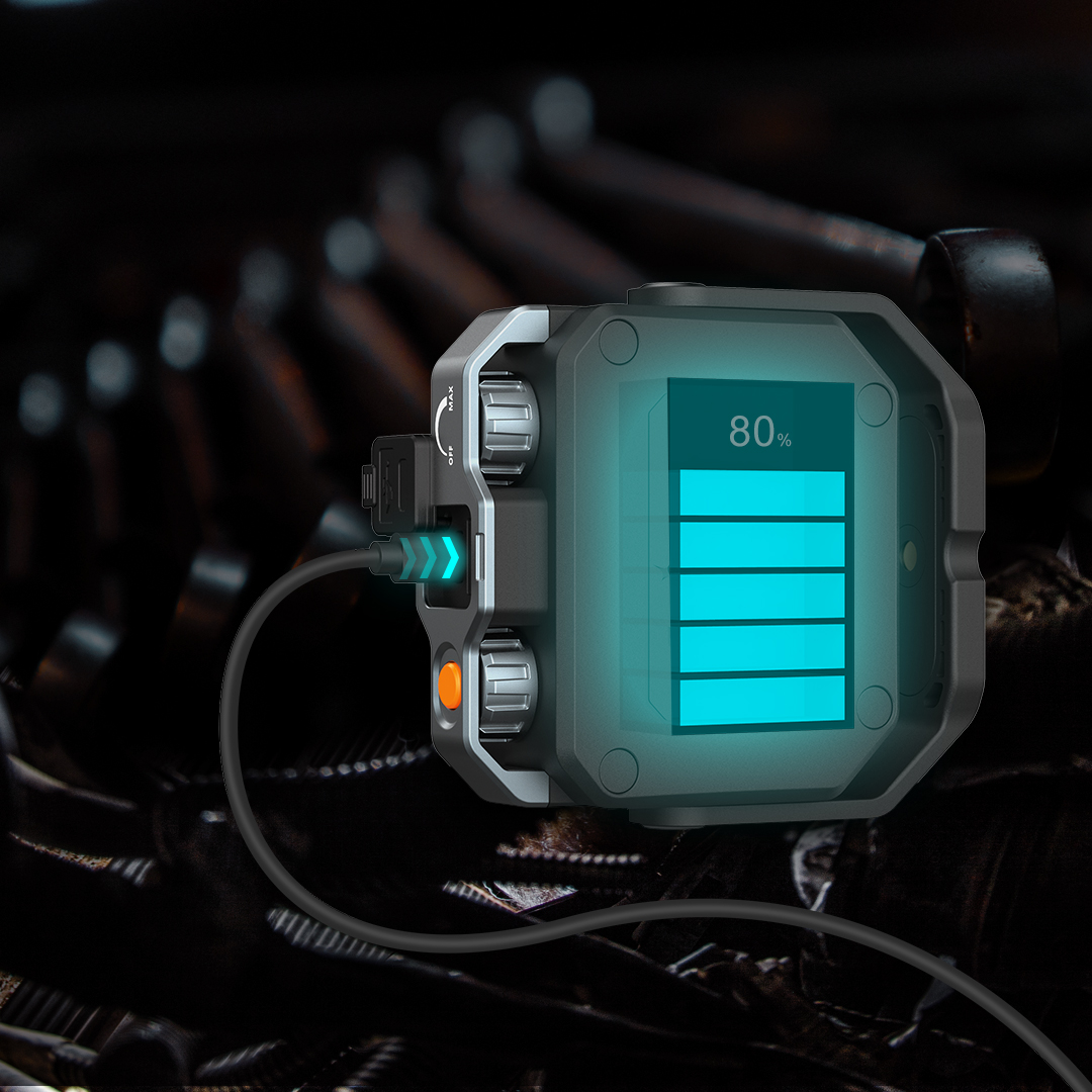 Latarka Lampa Halogen LED Fenix CL28R 2000lm USB-C Długość 10 cm