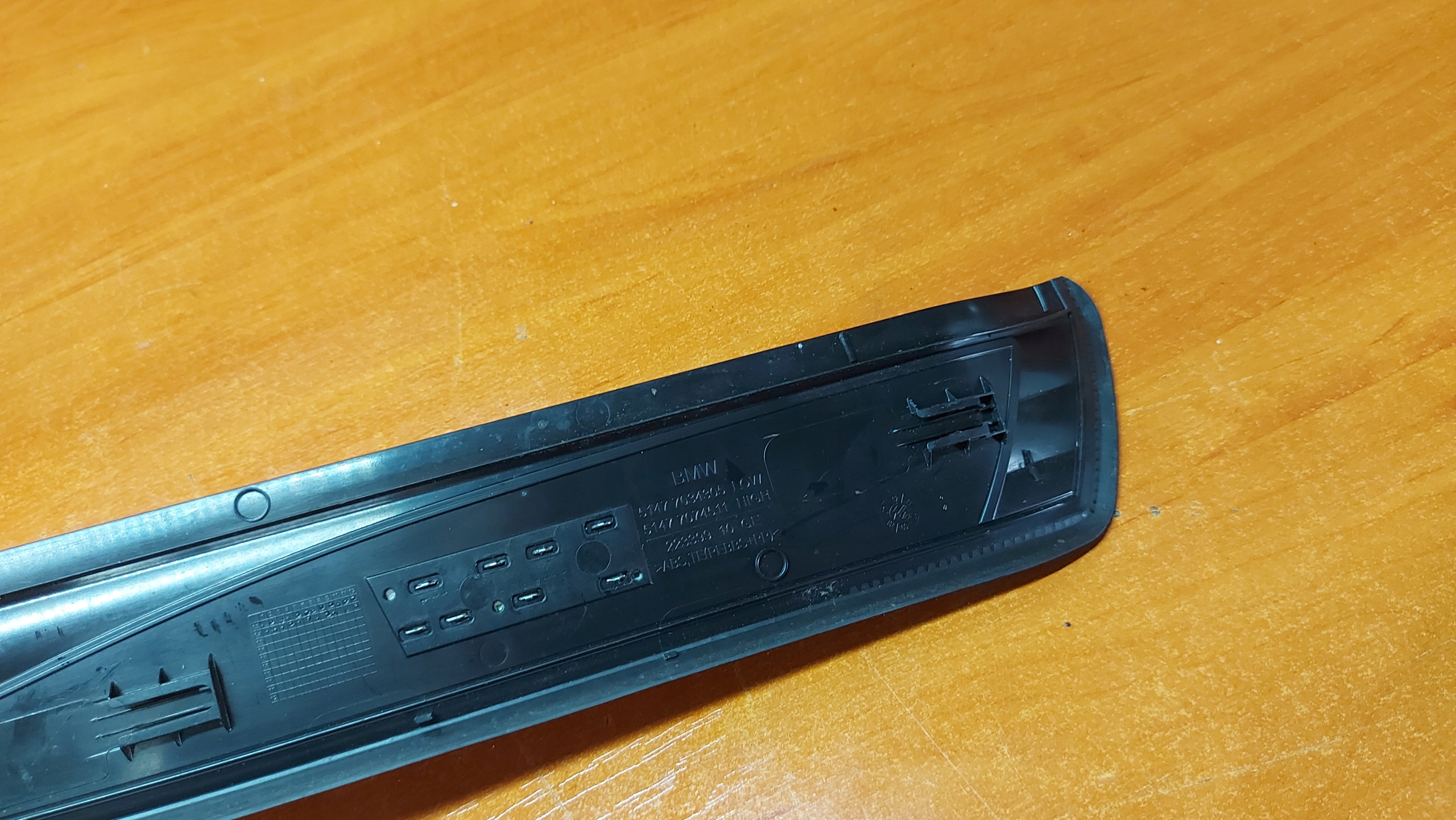moulding cap threshold left left rear part rear BMW 5 E61 04