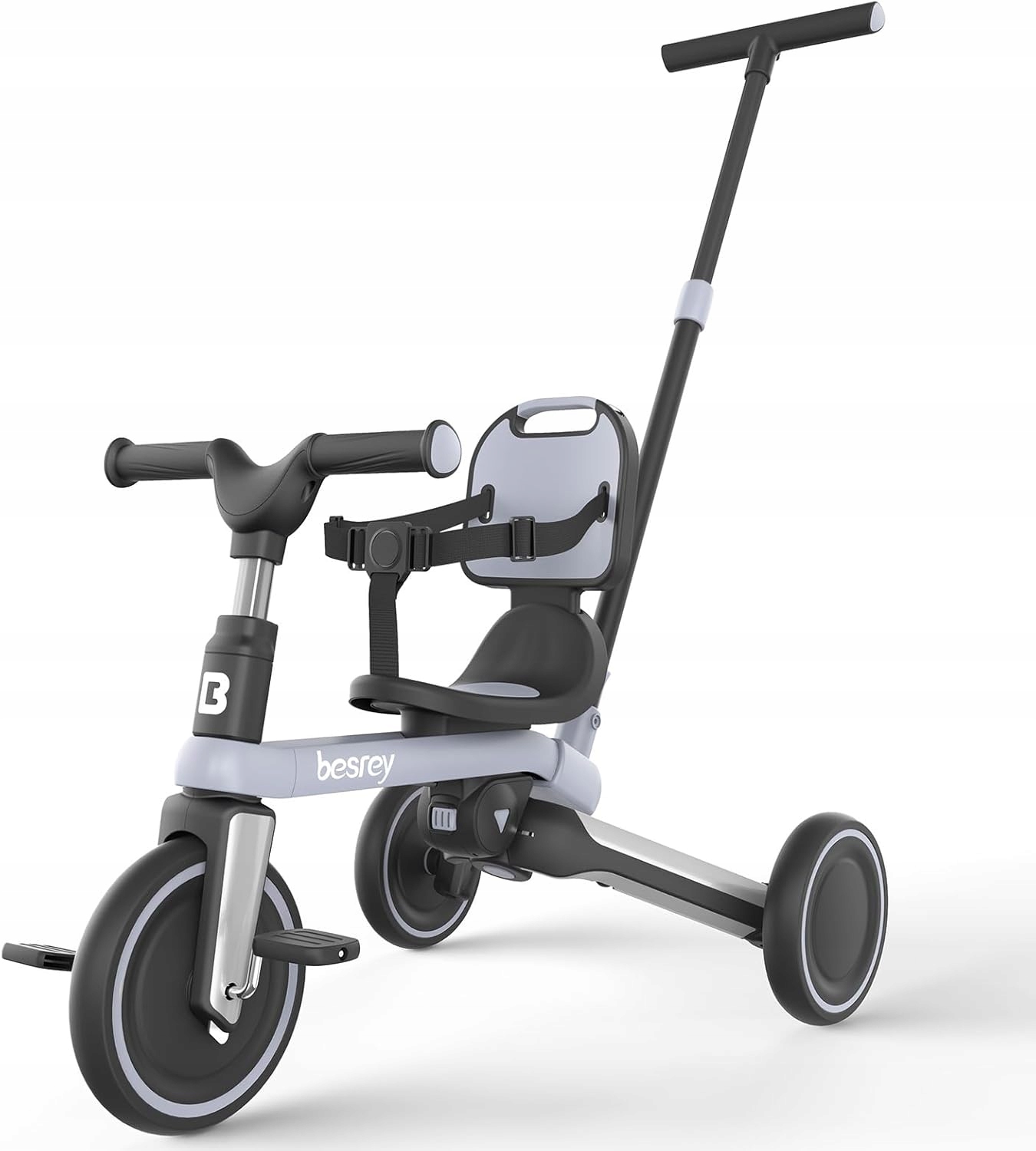 Besrey Rower trójkołowy dla małych dzieci 5 w 1 dla dzieci w wieku 1-5 lat,