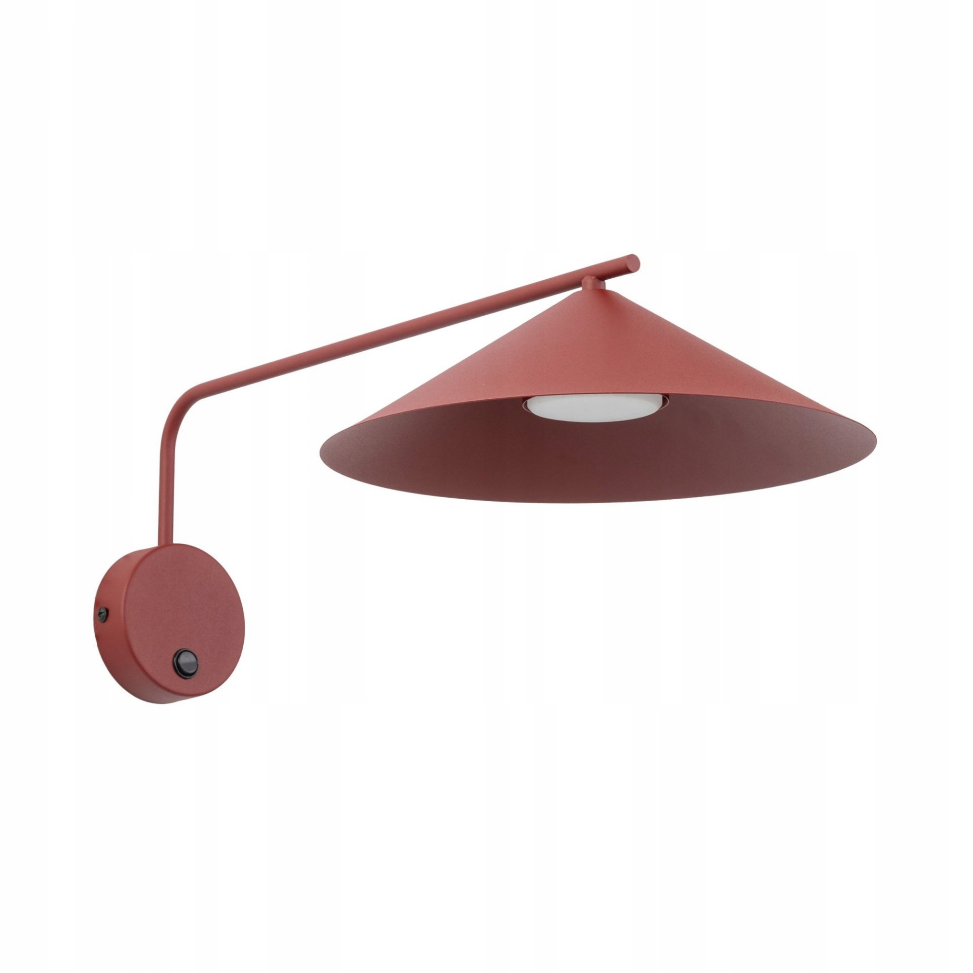 Nástenné svietidlo na výložníku s vypínačom Lume M Burgund 11694 Tk Lighting