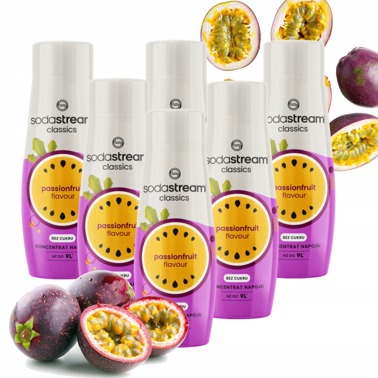 Sirupový koncentrát do vody SodaStream Passionfruit Zero marakuja 6x440 ml