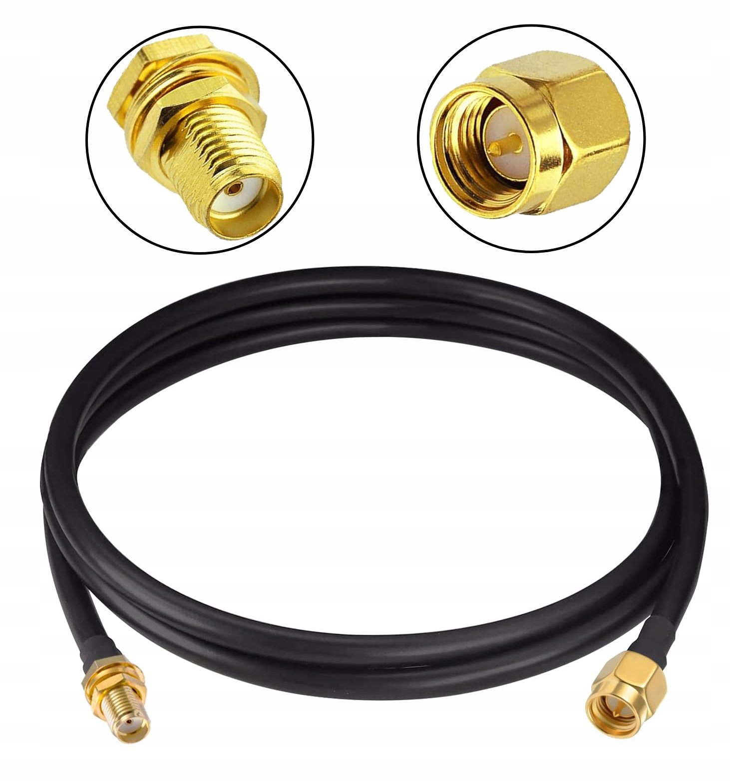 Przedłużacz kabel do anten 5G/LTE/3G/GSM wtyk SMA(m) gniazdo SMA(ż) 30m
