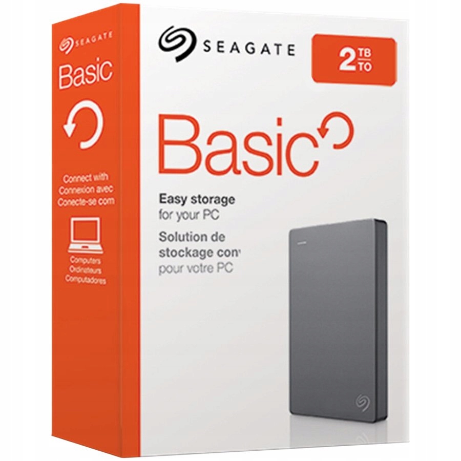 Seagate Externí disk Basic (2.5", 2TB, Usb 3.0)