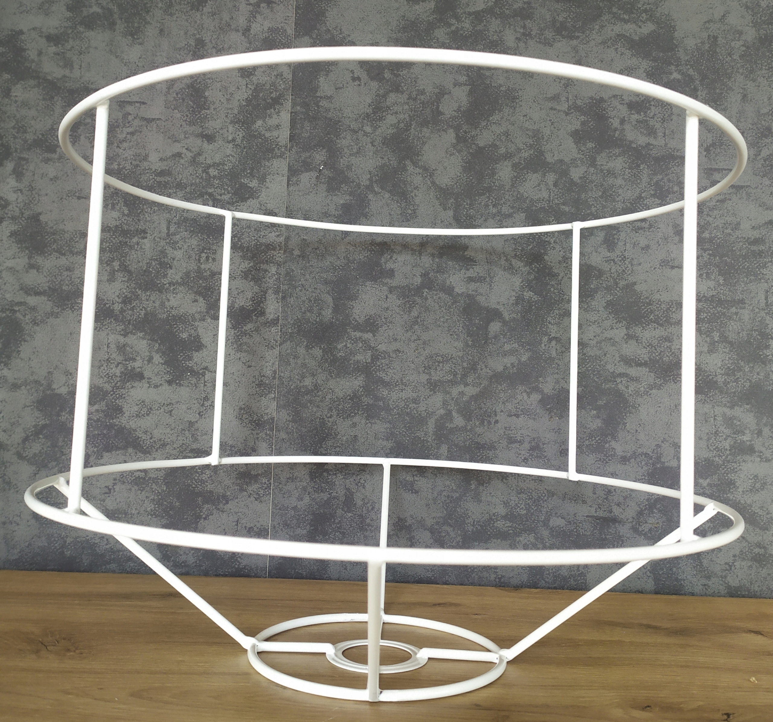 Stelaż abażur lampy stojącej E27 40cm H-30cm walec makrama lampa stojąca