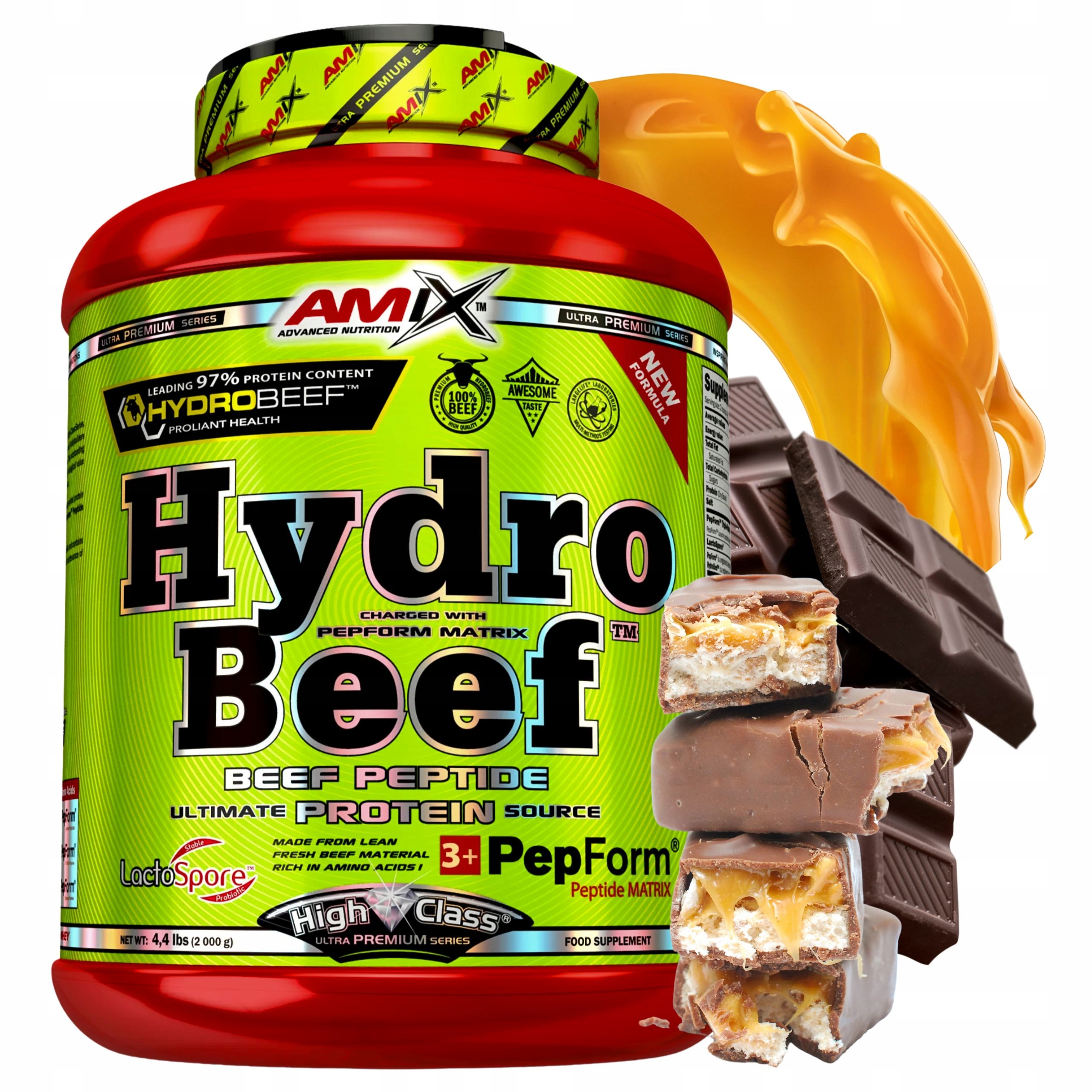 Bílkoviny Protein Wph Hovězí Tyčinka 2 kg Hydro Beef Kolagen