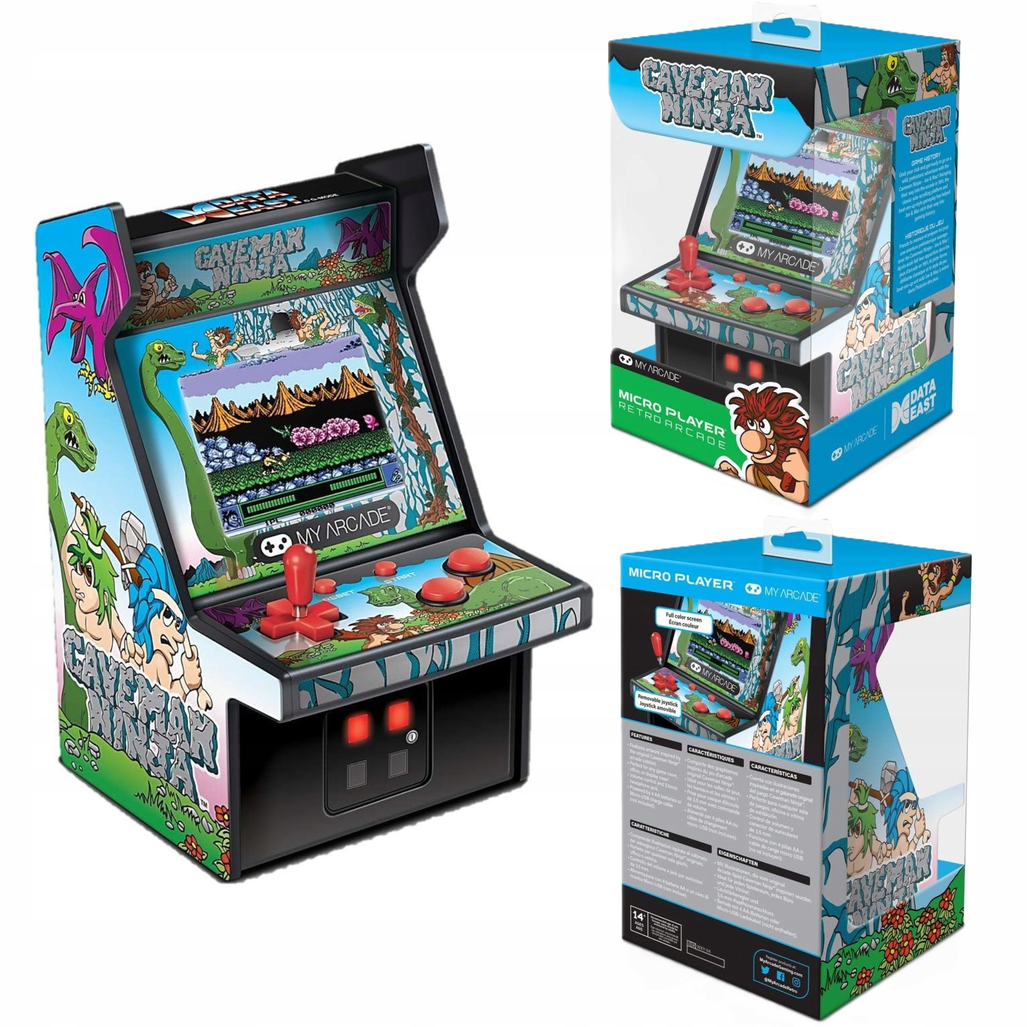 My Arcade Caveman Ninja Micro Player DGUNL-3218 Mini Konsola