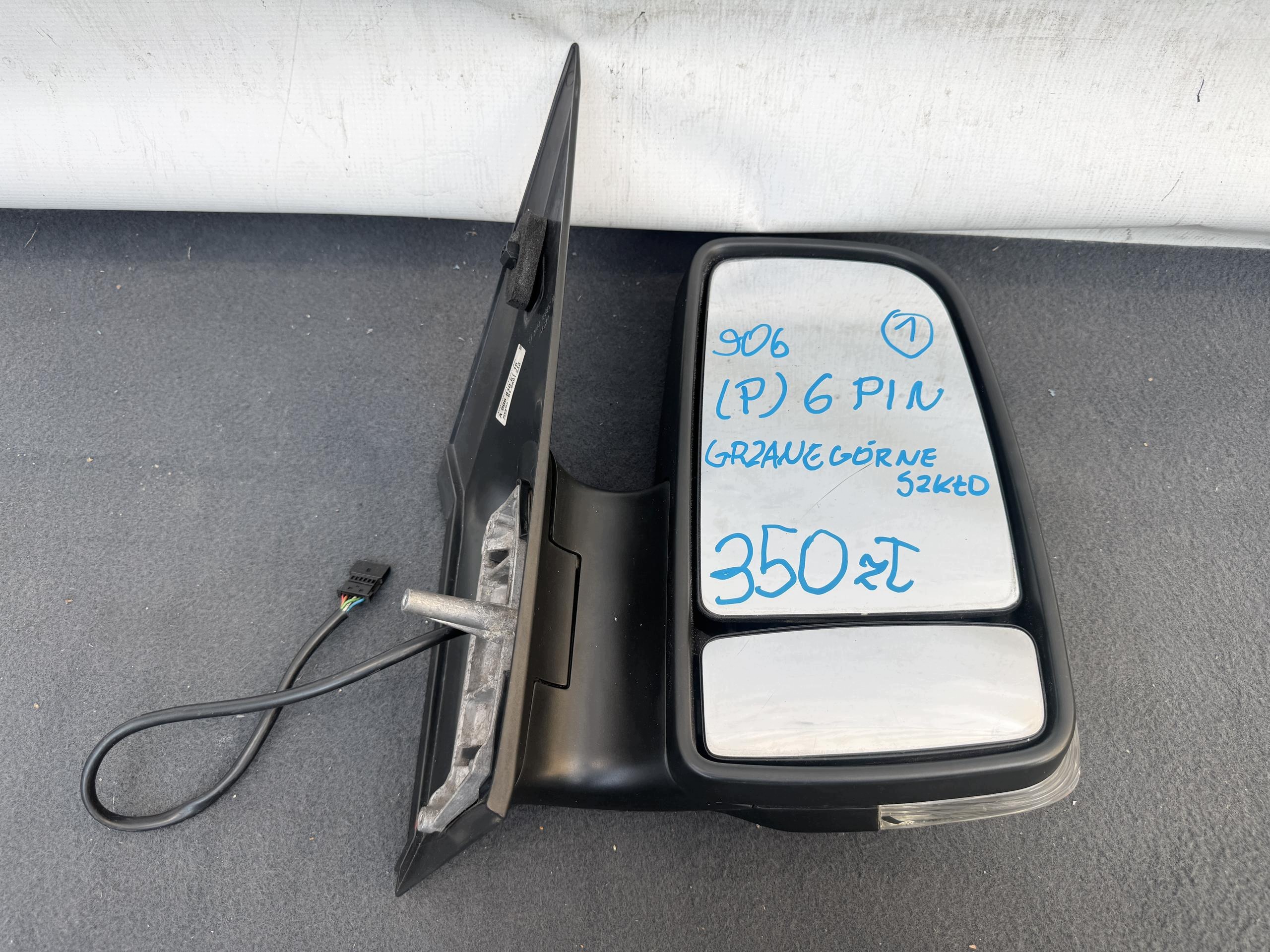 SPRINTER 906 06- mirror right 6 PIN heated A9068106116 original